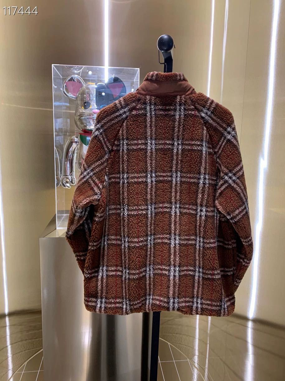 Burberry Burberry Checked Turtleneck Fleece Jacket Size US L / EU 52-54 / 3 - 2 Thumbnail