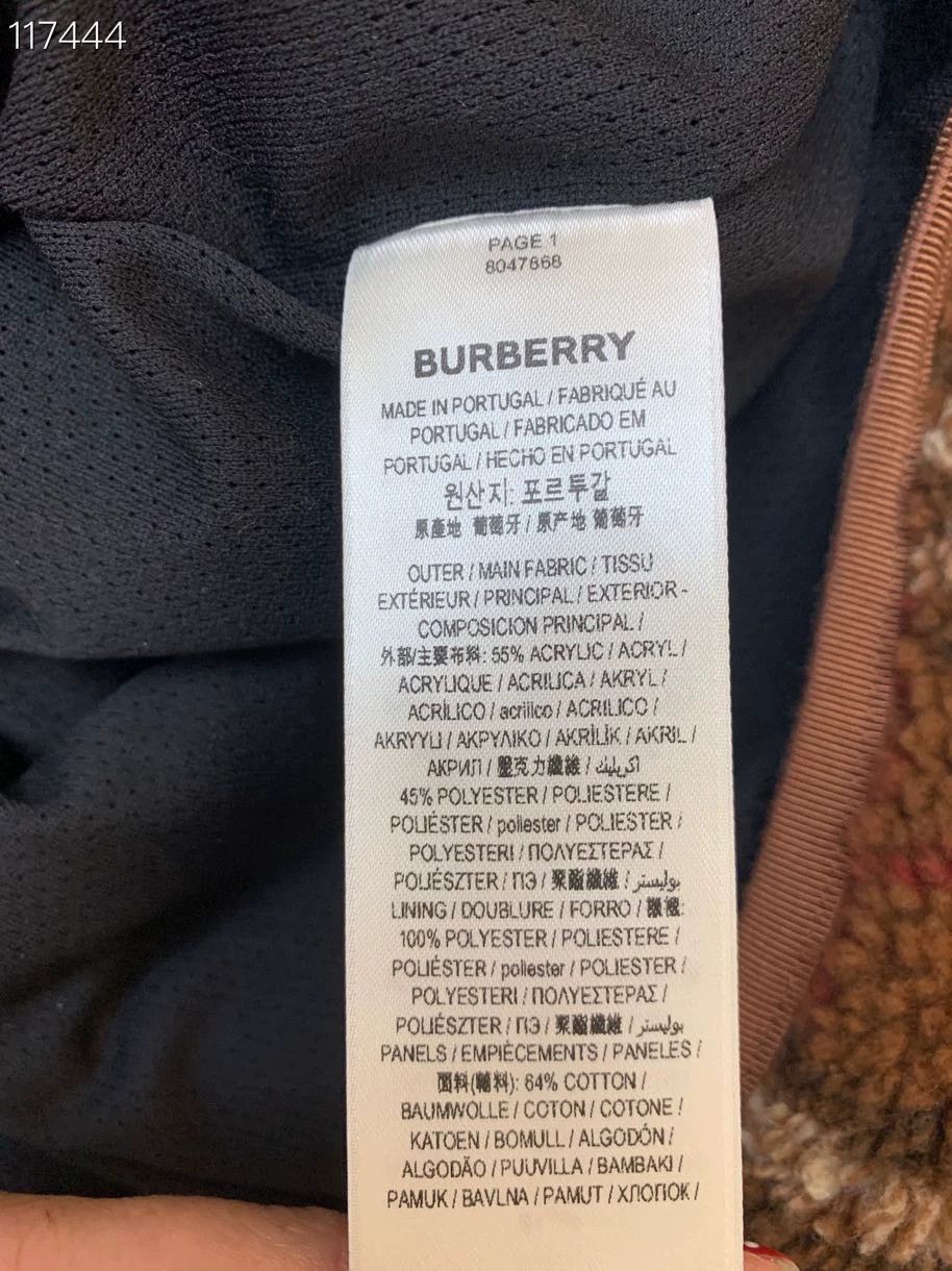 Burberry Burberry Checked Turtleneck Fleece Jacket Size US L / EU 52-54 / 3 - 4 Thumbnail