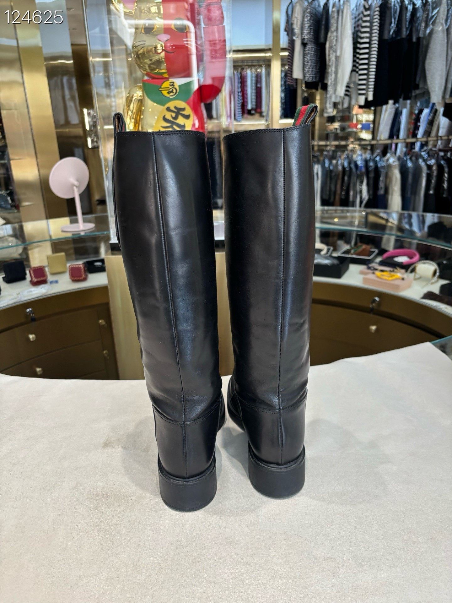 Gucci Gucci Classic Bee Knee-High Boots Size US 7.5 / IT 37.5 - 4 Thumbnail