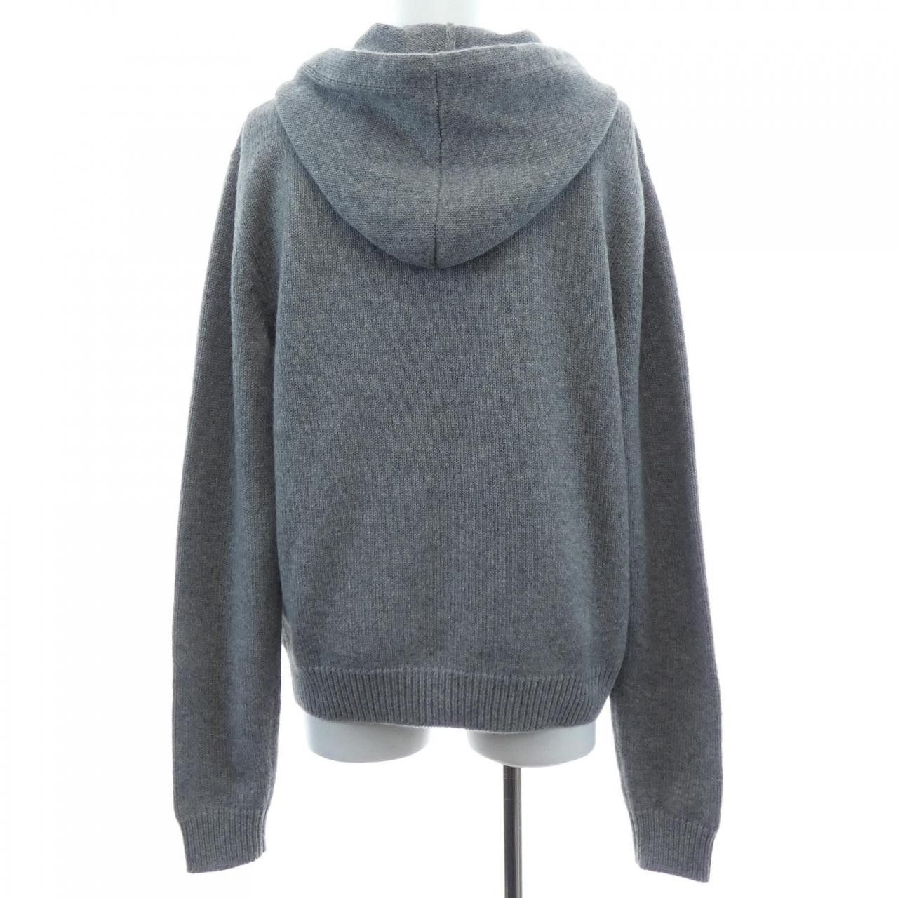 Celine Celine CELINE Triomphe Cashmere Blend Hoodie Textile Sweatshirts & Hoodies 2AD5O048T DUTY FREE for USA Size ONE SIZE - 2 Thumbnail