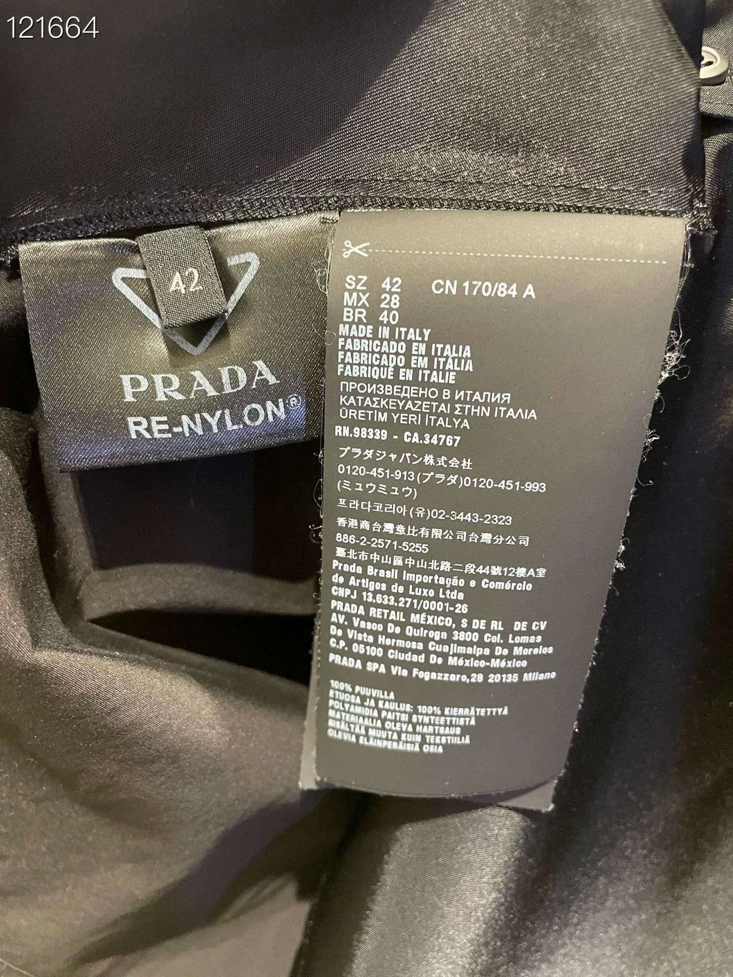 Prada Prada Minimalist Long-Sleeve Triangle Logo Shirt Size US XS / EU 42 / 0 - 4 Thumbnail