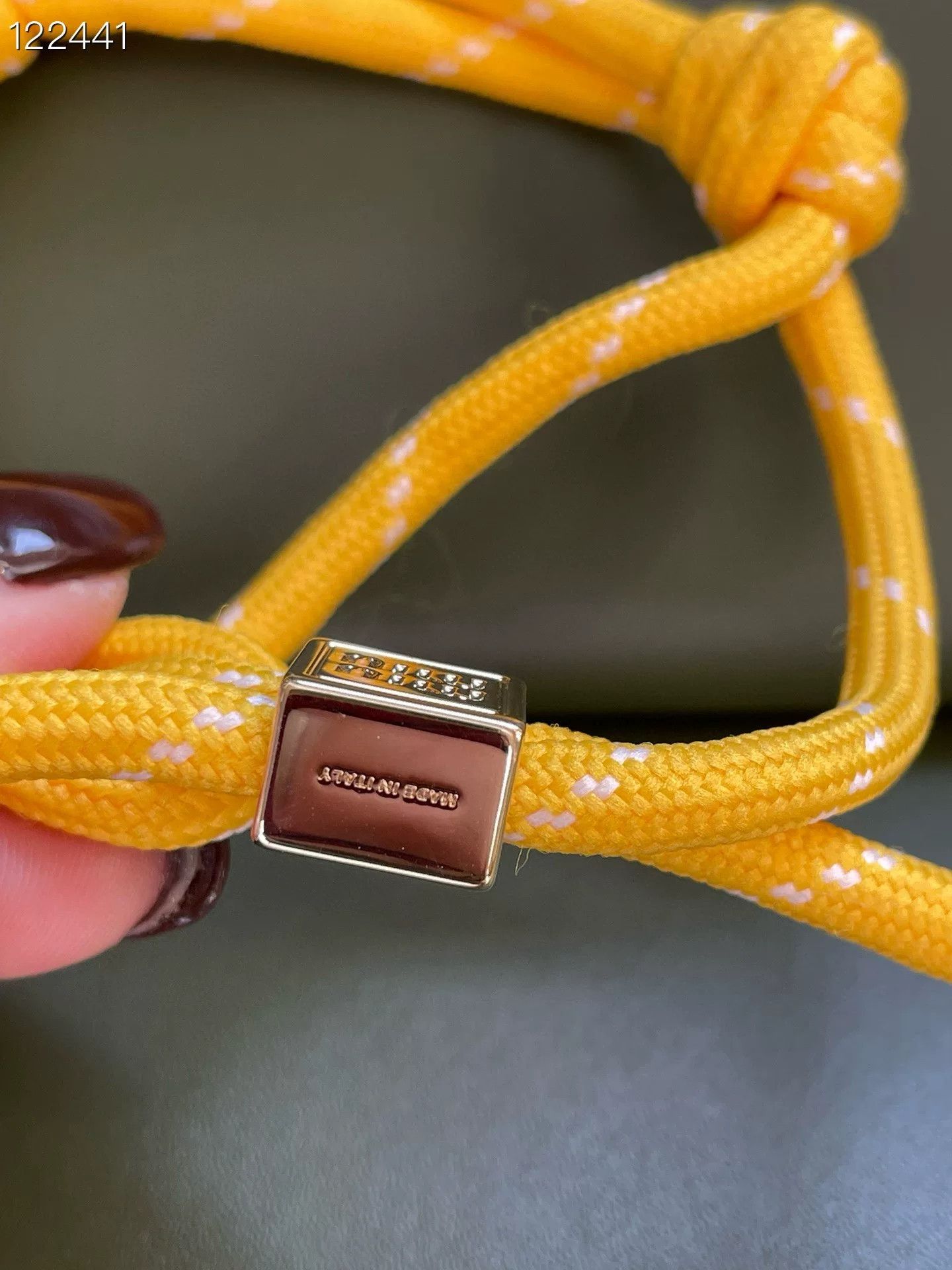 Miu Miu Miu Miu Knot Hand Rope Bag Charm Size ONE SIZE - 3 Thumbnail