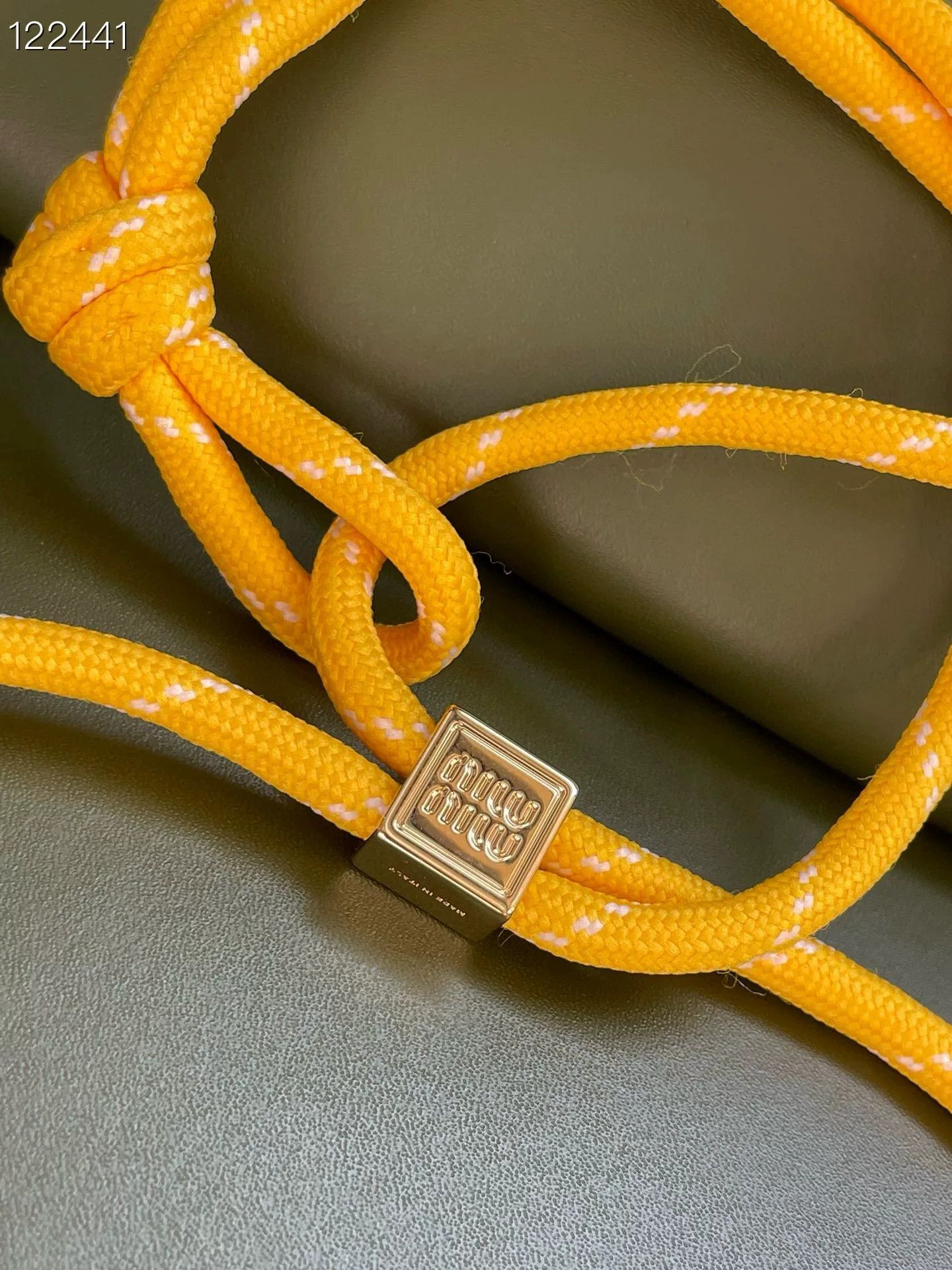 Miu Miu Miu Miu Knot Hand Rope Bag Charm Size ONE SIZE - 4 Thumbnail