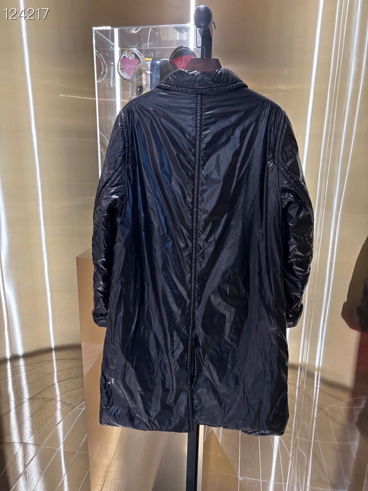 Burberry Burberry Black Logo Long Coat M Size US M / EU 48-50 / 2 - 2 Thumbnail
