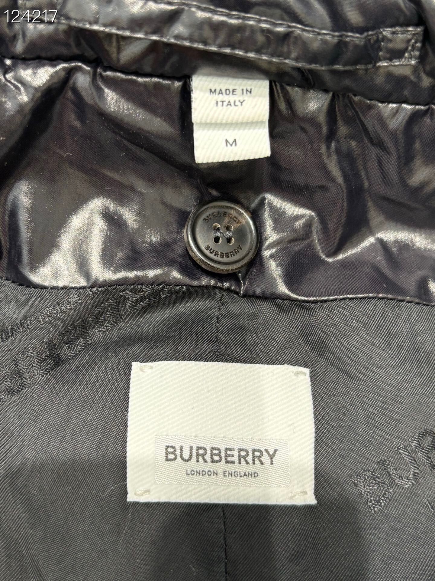 Burberry Burberry Black Logo Long Coat M Size US M / EU 48-50 / 2 - 3 Thumbnail