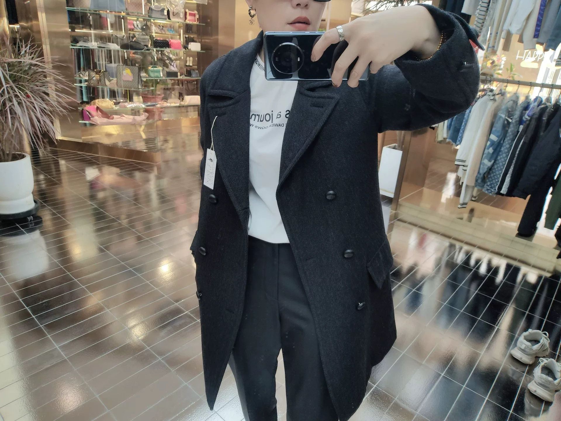 Dior DIOR HOMME Mens Wool Coat Look22 Size US S / EU 44-46 / 1 - 7 Thumbnail