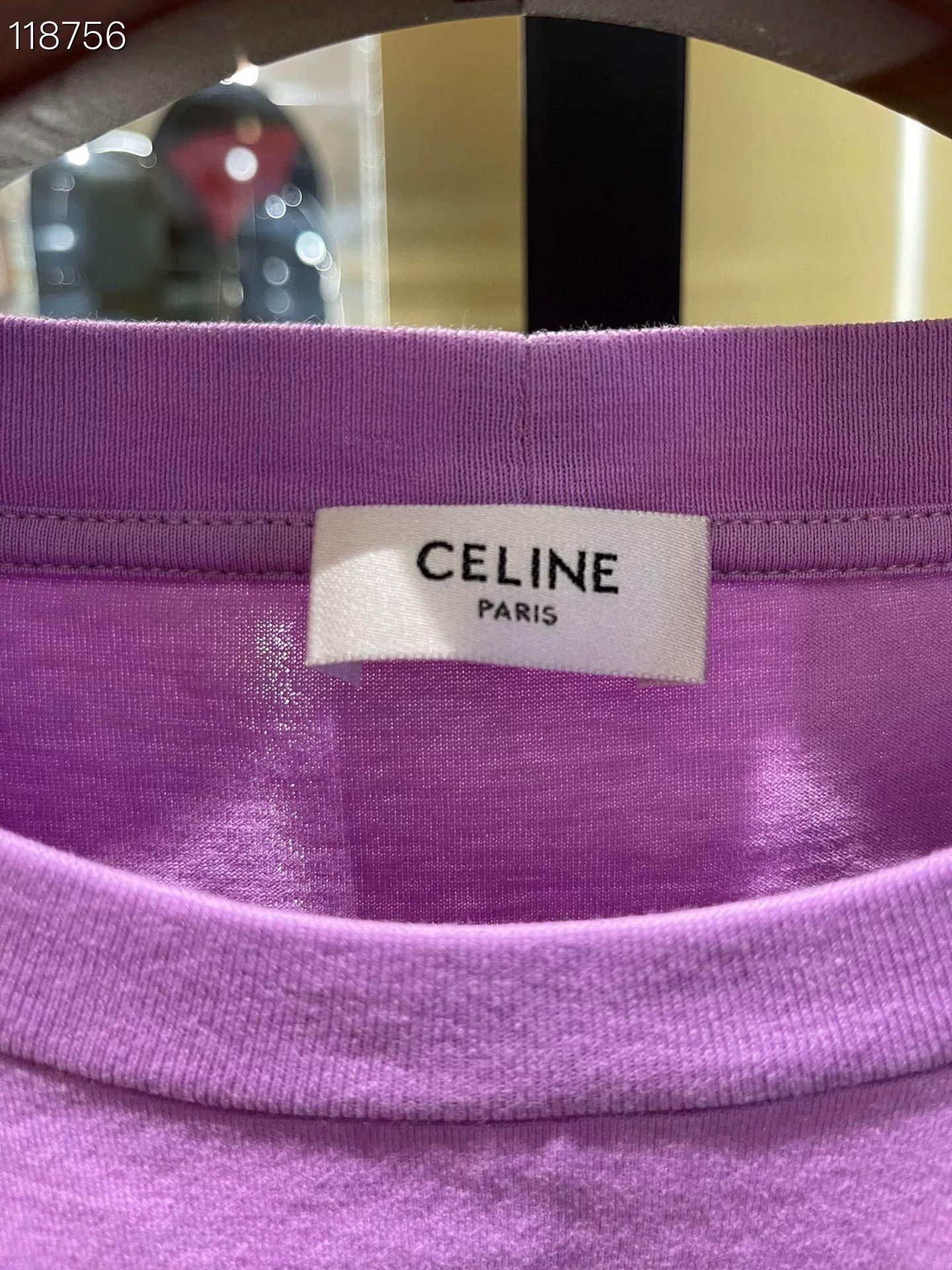 Celine Celine 2022 Purple Letter Short Sleeve T-shirt Size S / US 4 / IT 40 - 5 Thumbnail