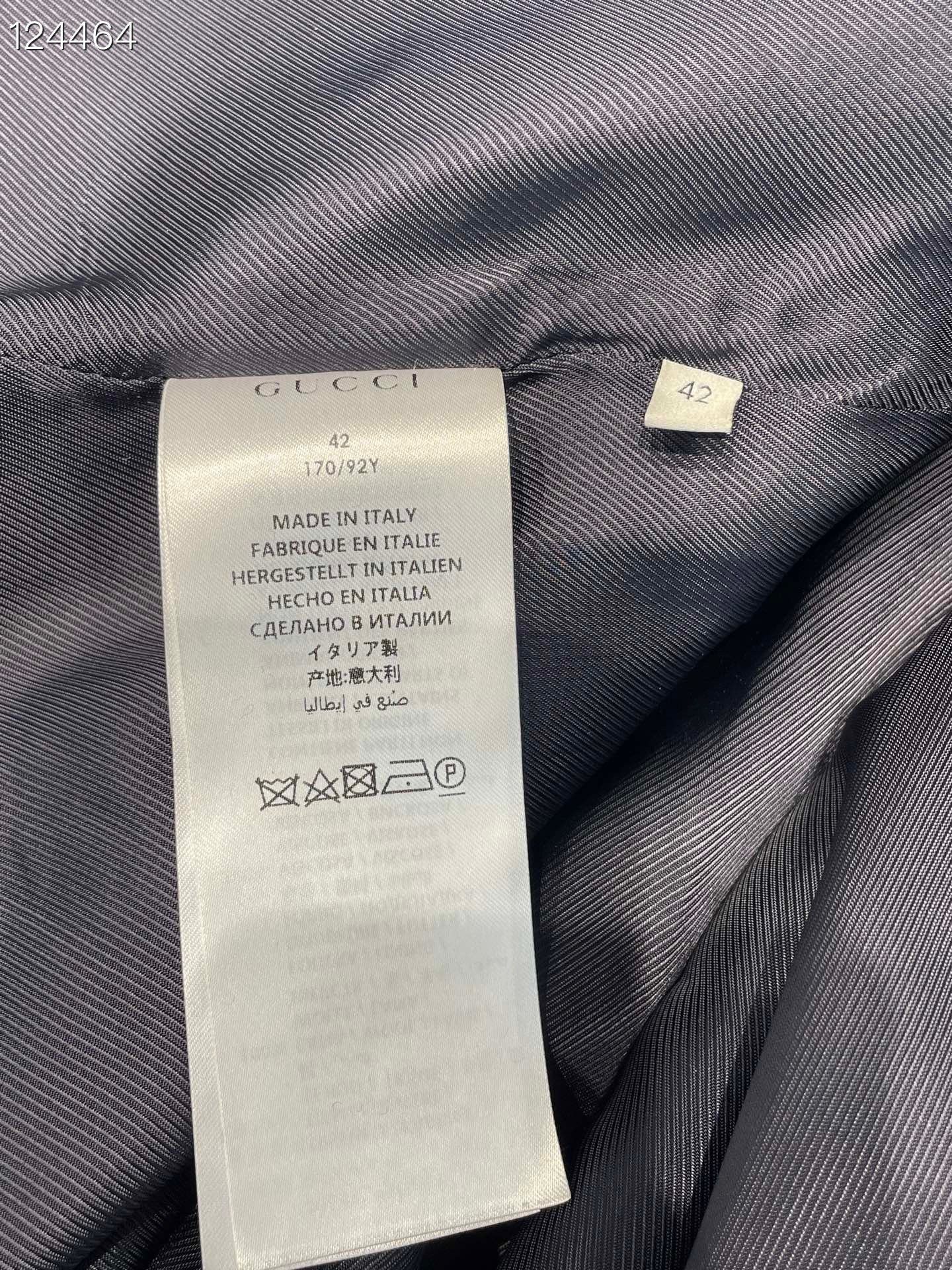 Gucci Gucci Dark Blue Double-Breasted Coat Size US XS / EU 42 / 0 - 4 Thumbnail