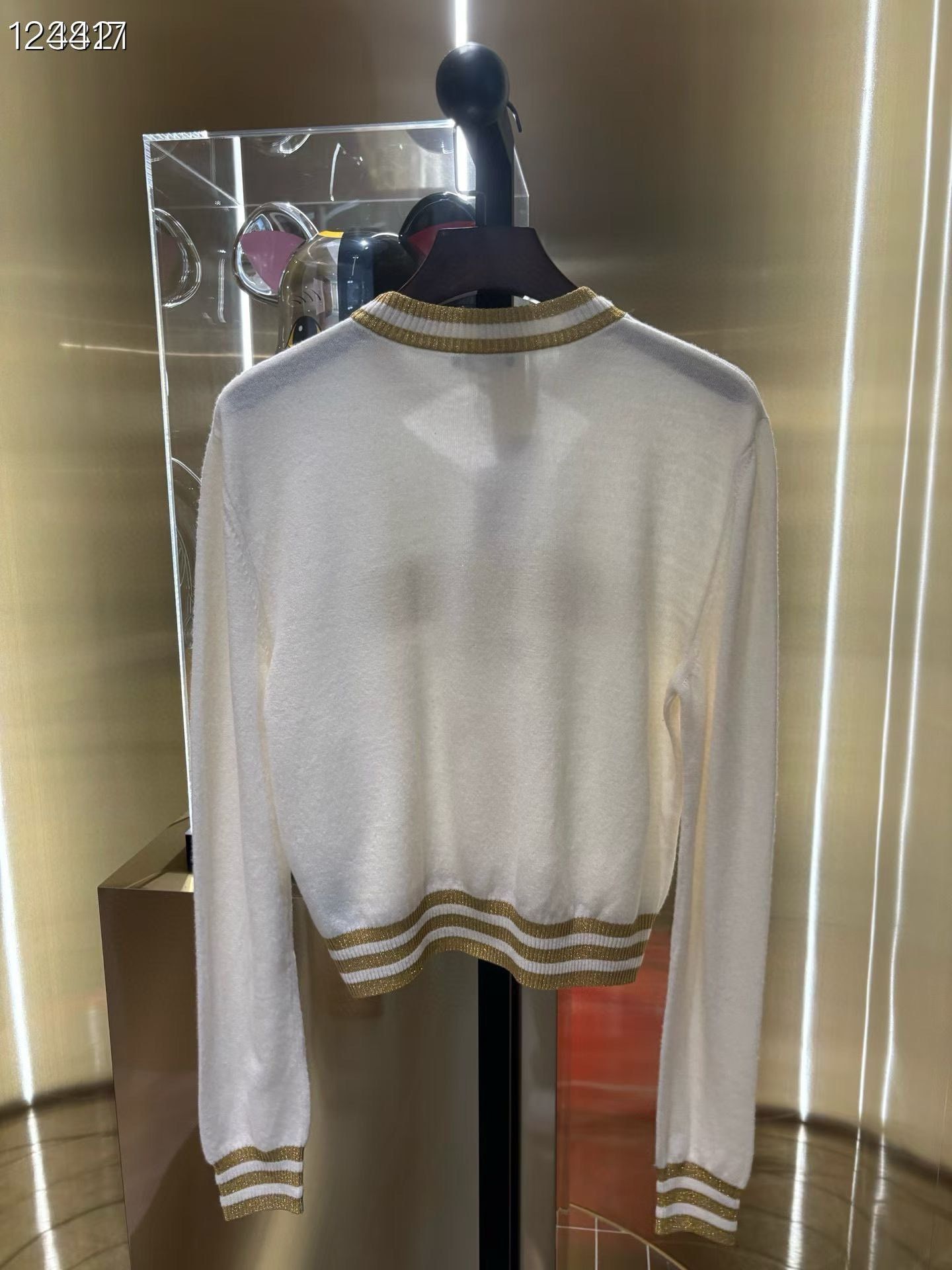 Balmain Balmain Classic Gold Letter Knit Sweater Size S / US 4 / IT 40 - 2 Thumbnail
