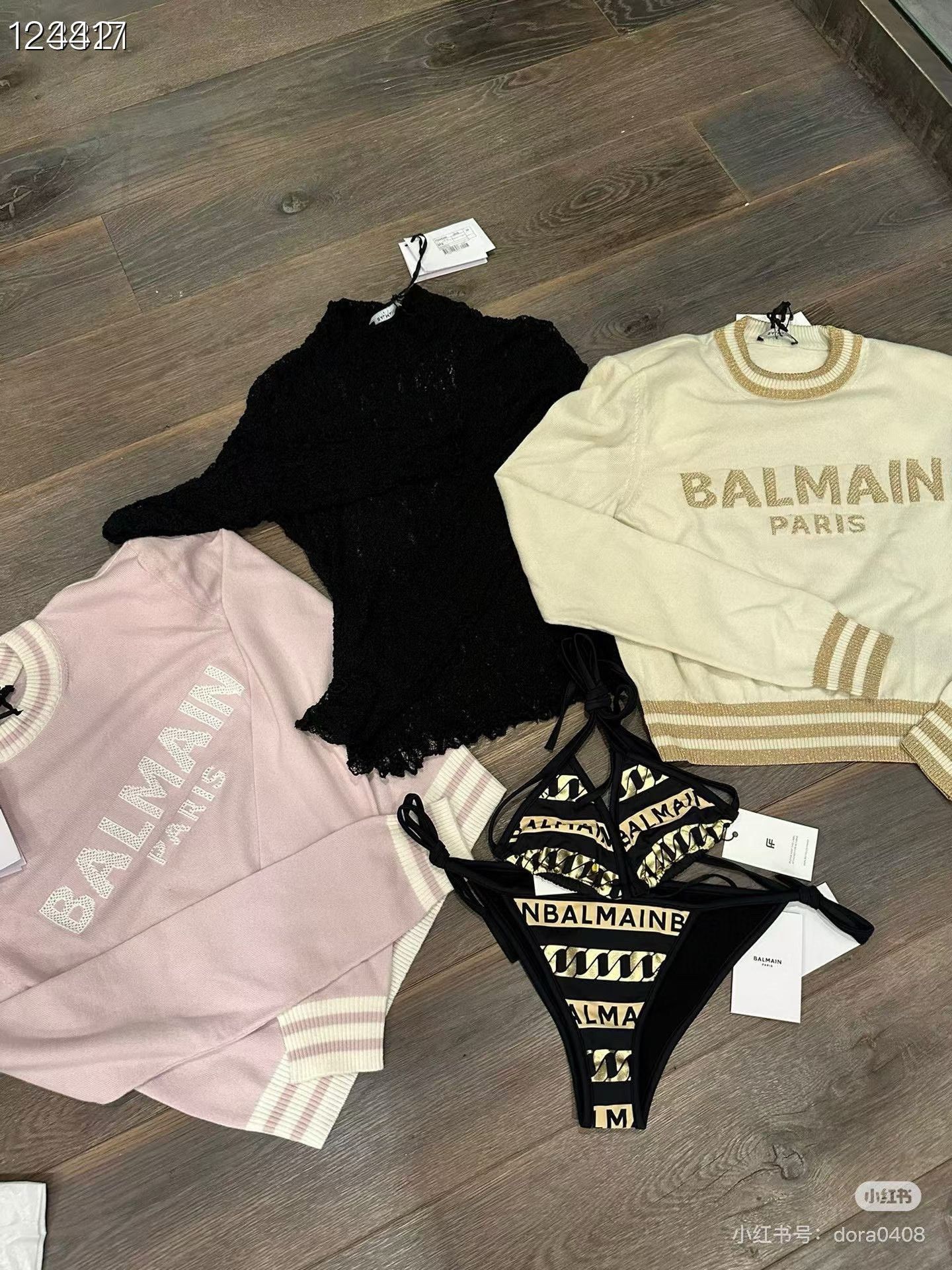 Balmain Balmain Classic Gold Letter Knit Sweater Size S / US 4 / IT 40 - 9 Thumbnail