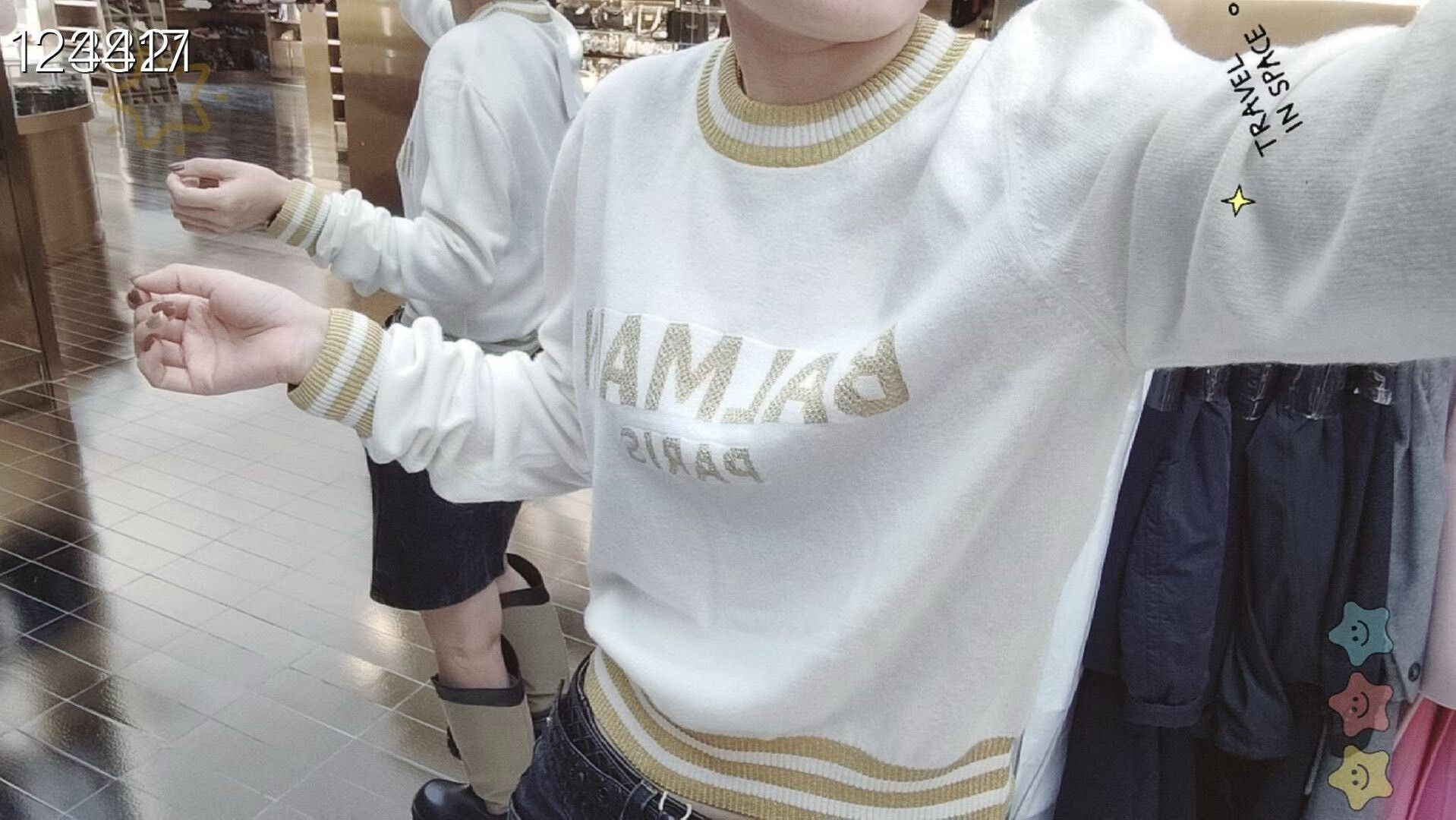 Balmain Balmain Classic Gold Letter Knit Sweater Size S / US 4 / IT 40 - 7 Thumbnail