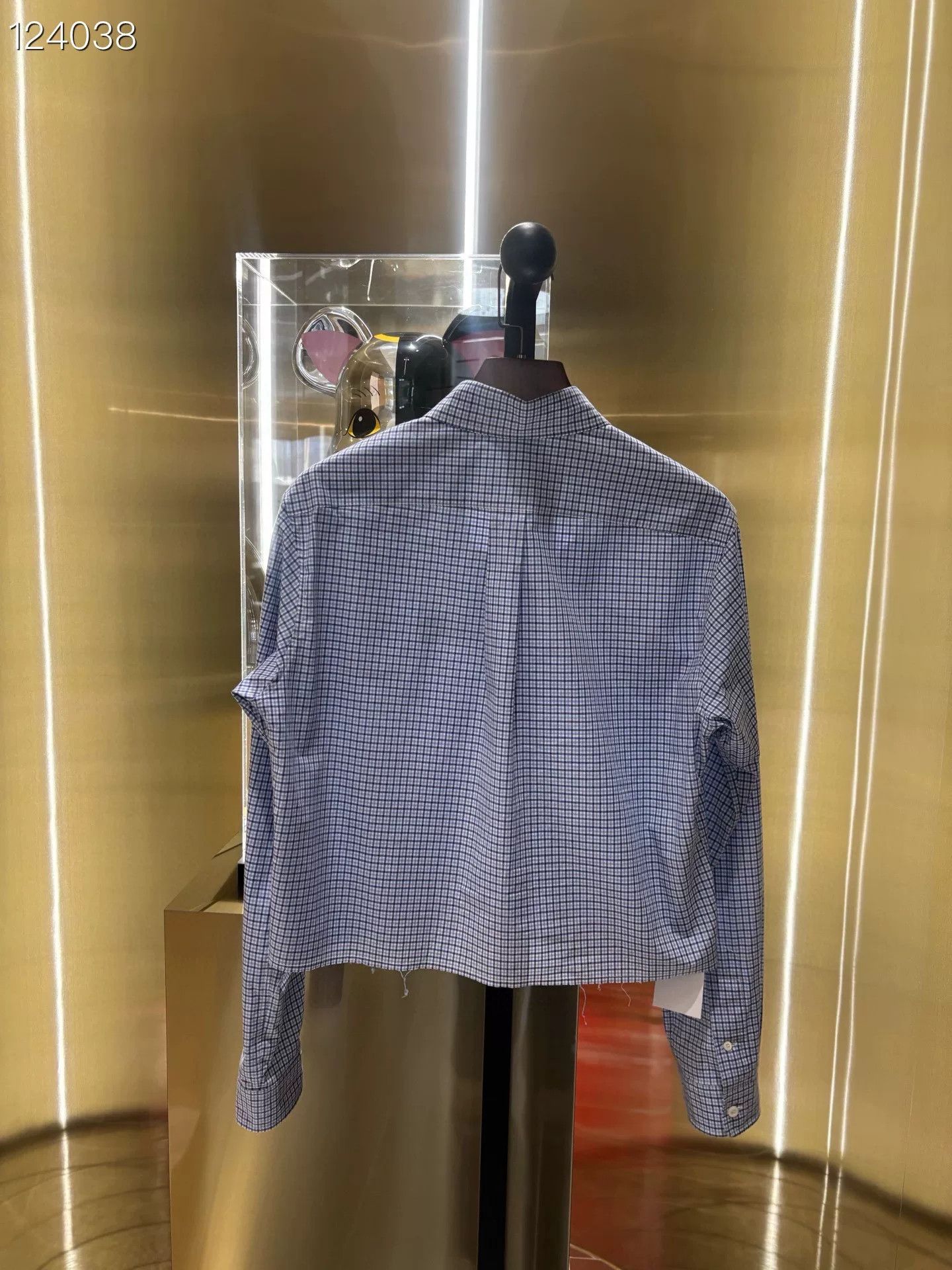 Miu Miu MIU MIU SS23 Logo Plaid Button-Down Shirt Size S / US 4 / IT 40 - 2 Thumbnail