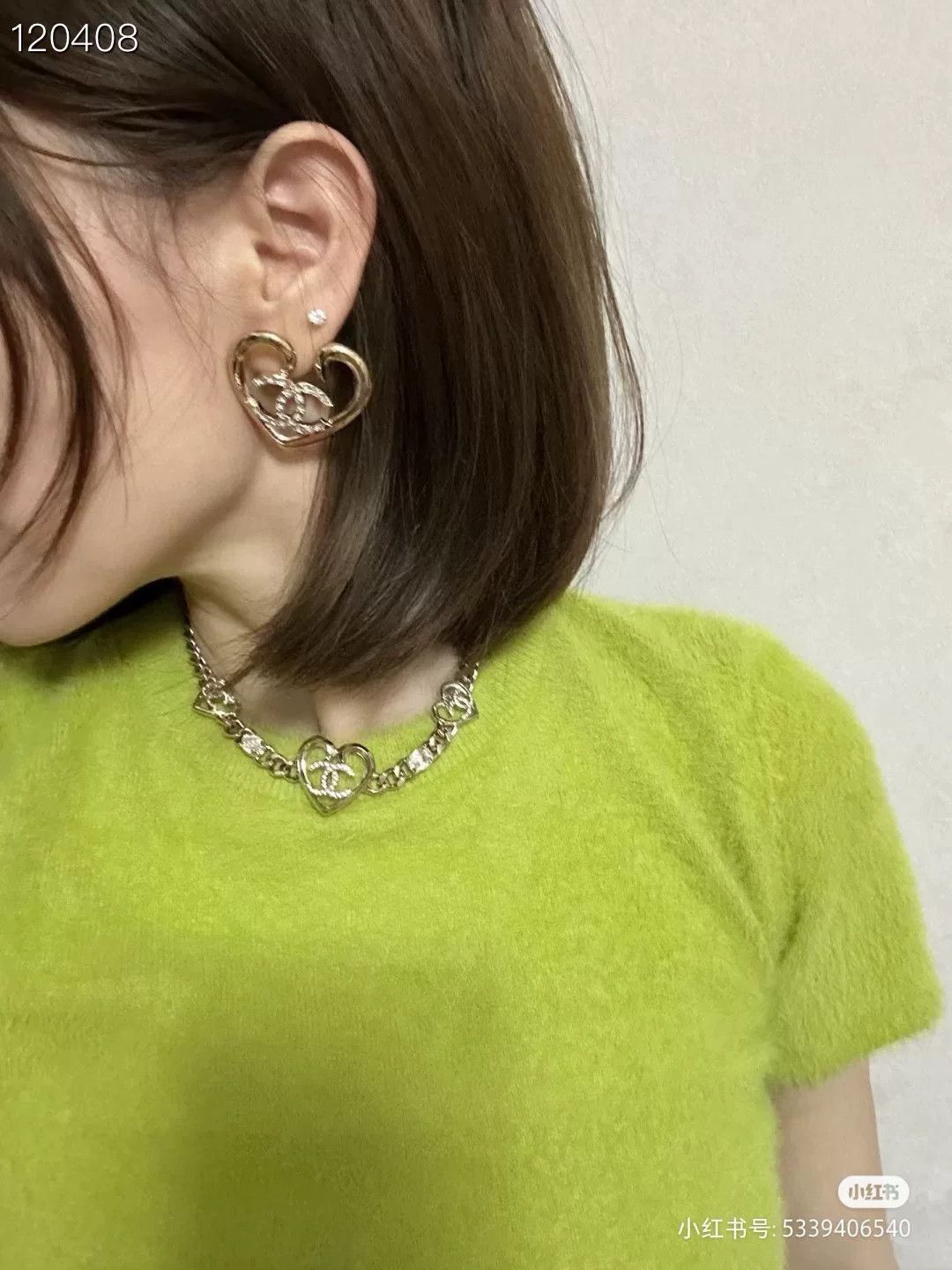 Chanel Chanel Large Heart Earrings 23C Size ONE SIZE - 5 Thumbnail