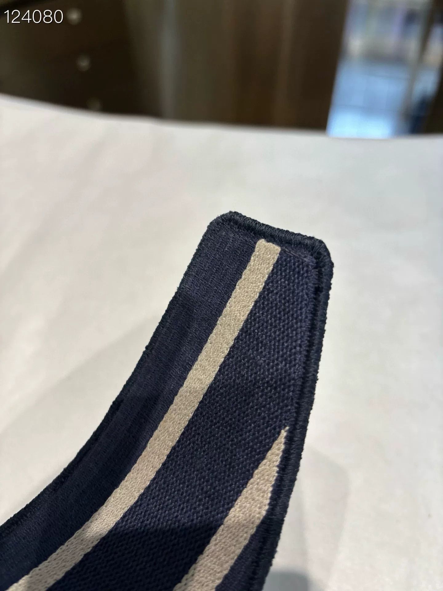Dior Dior Oblique Logo Embroidered Wide Headband Size ONE SIZE - 5 Thumbnail
