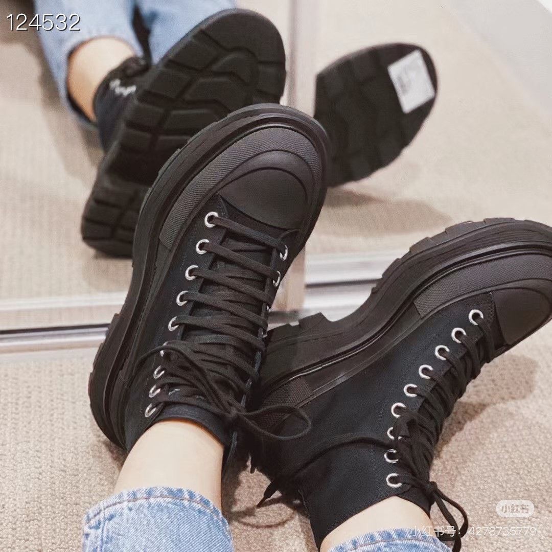 Alexander McQueen Alexander McQueen Tread Slick High-Top Platform Shoes Size US 4.5 / IT 34.5 - 9 Thumbnail
