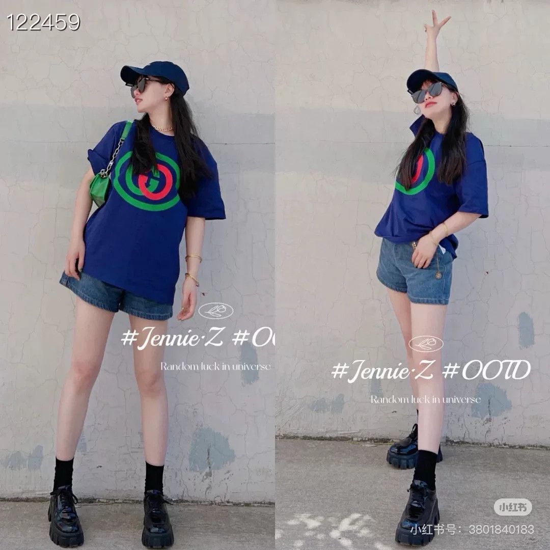 Gucci Gucci GG Print Loose Cotton Short-Sleeve T-Shirt Size US XS / EU 42 / 0 - 7 Thumbnail