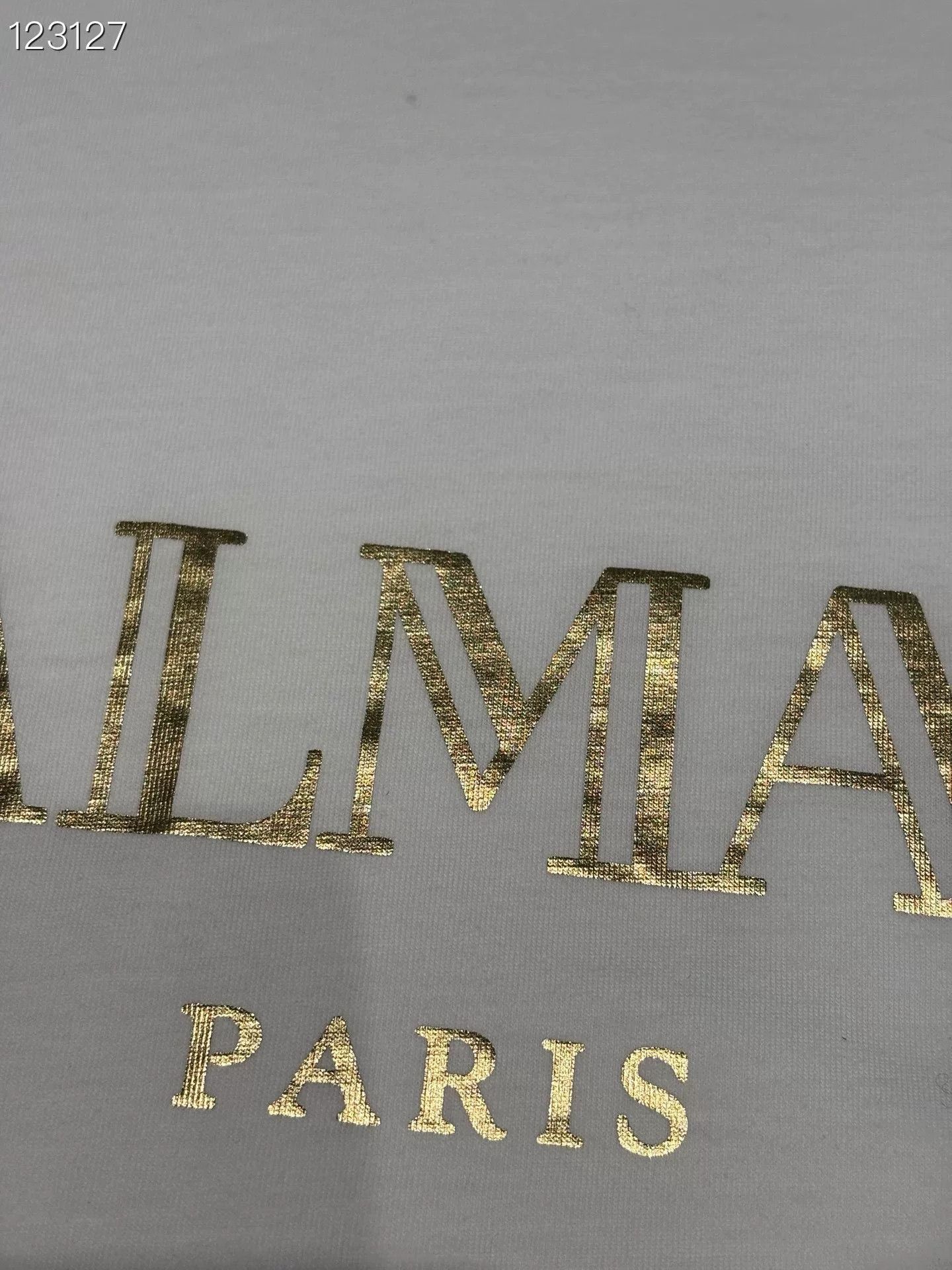 Balmain Balmain Gold Button Letter Print Short Sleeve T-shirt Size S / US 4 / IT 40 - 5 Thumbnail