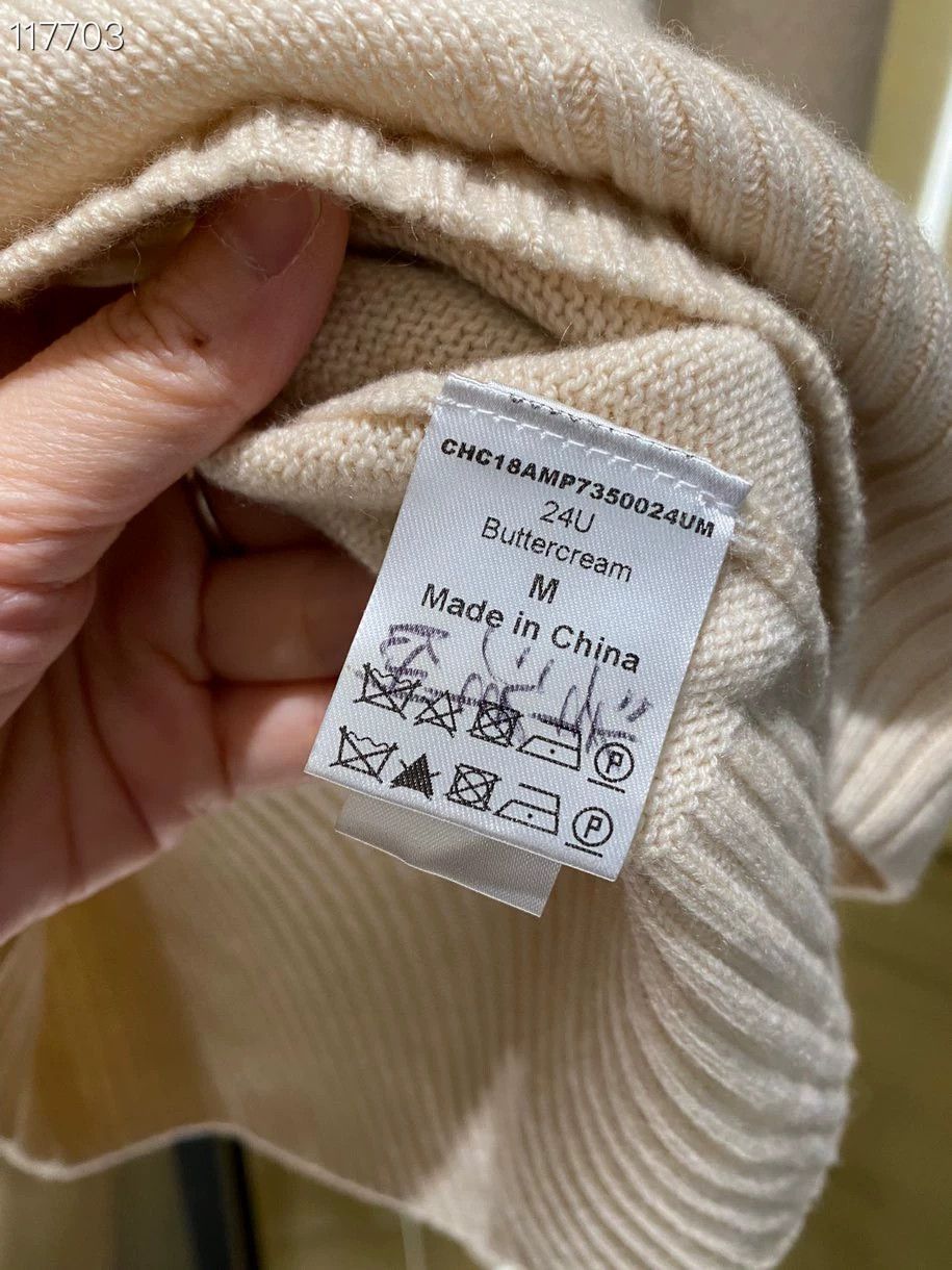 Chloe Chloe Nude Pink Cashmere Lantern Sleeve Sweater Size M / US 6-8 / IT 42-44 - 4 Thumbnail