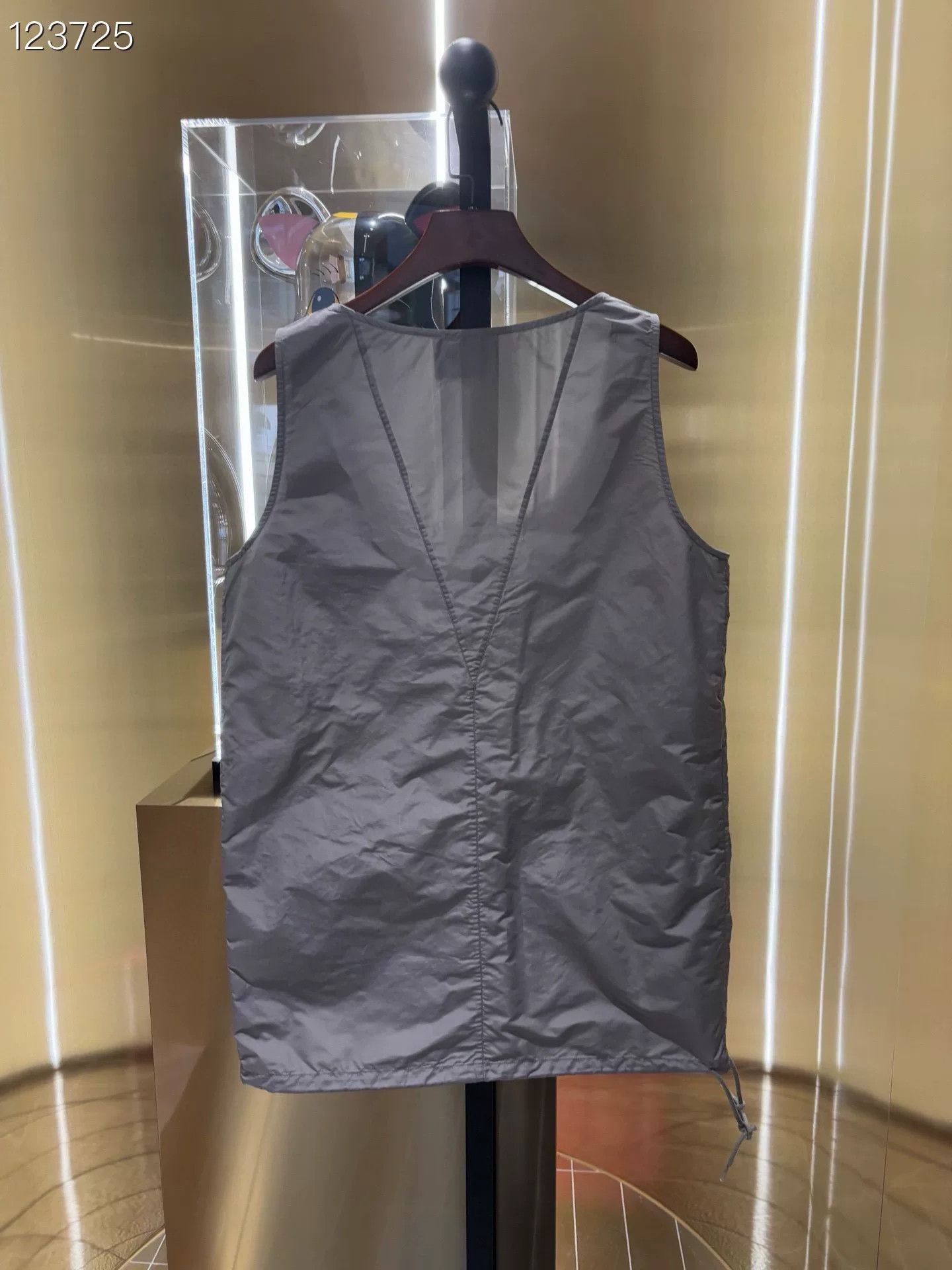 Miu Miu MiuMiu Gray Utility Vest Dress Size S / US 4 / IT 40 - 2 Thumbnail