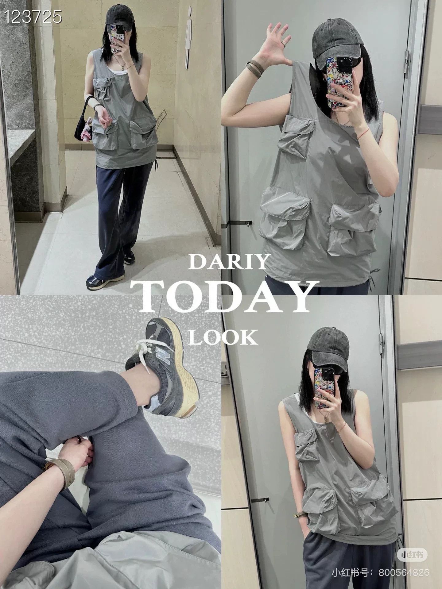 Miu Miu MiuMiu Gray Utility Vest Dress Size S / US 4 / IT 40 - 8 Thumbnail