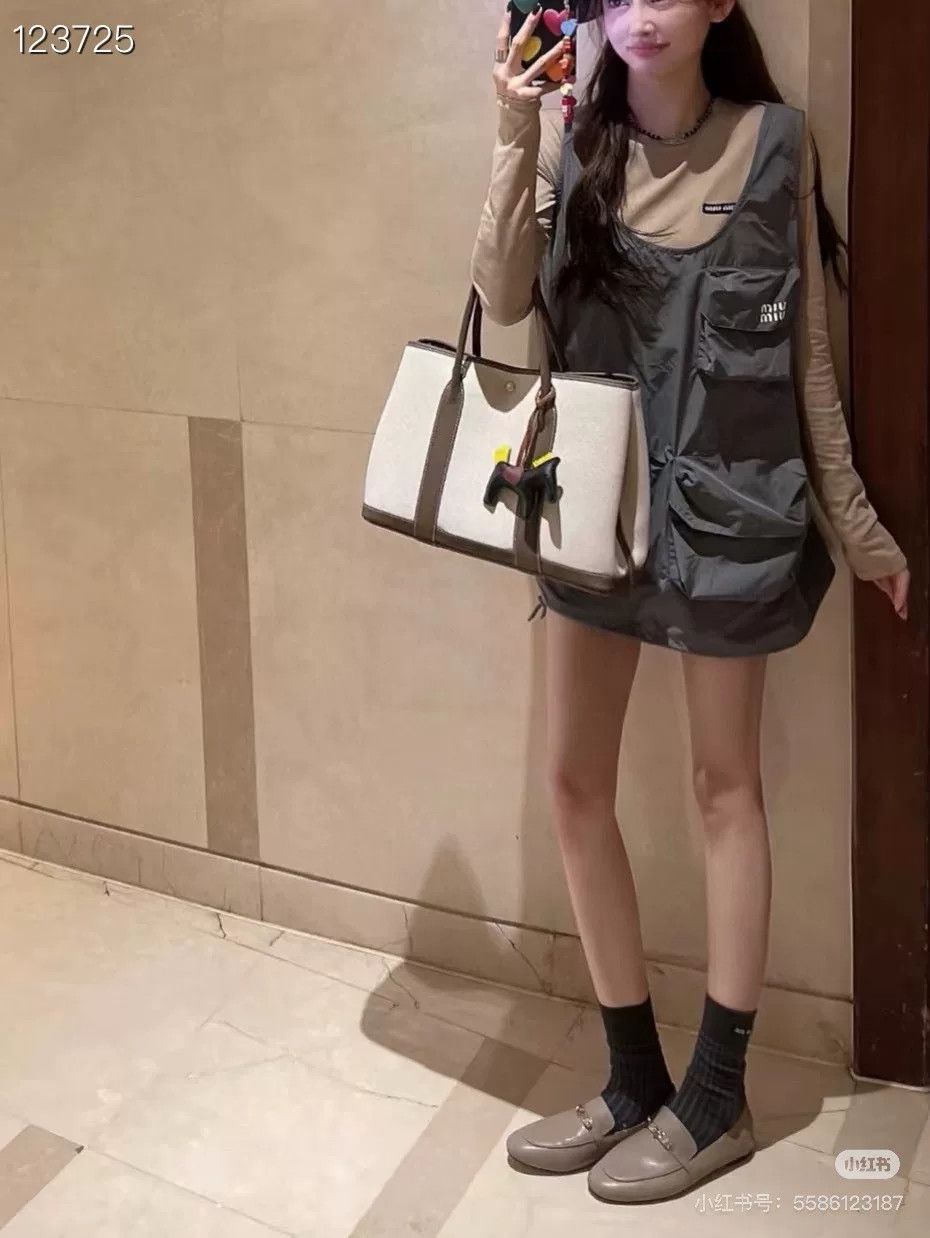 Miu Miu MiuMiu Gray Utility Vest Dress Size S / US 4 / IT 40 - 7 Thumbnail