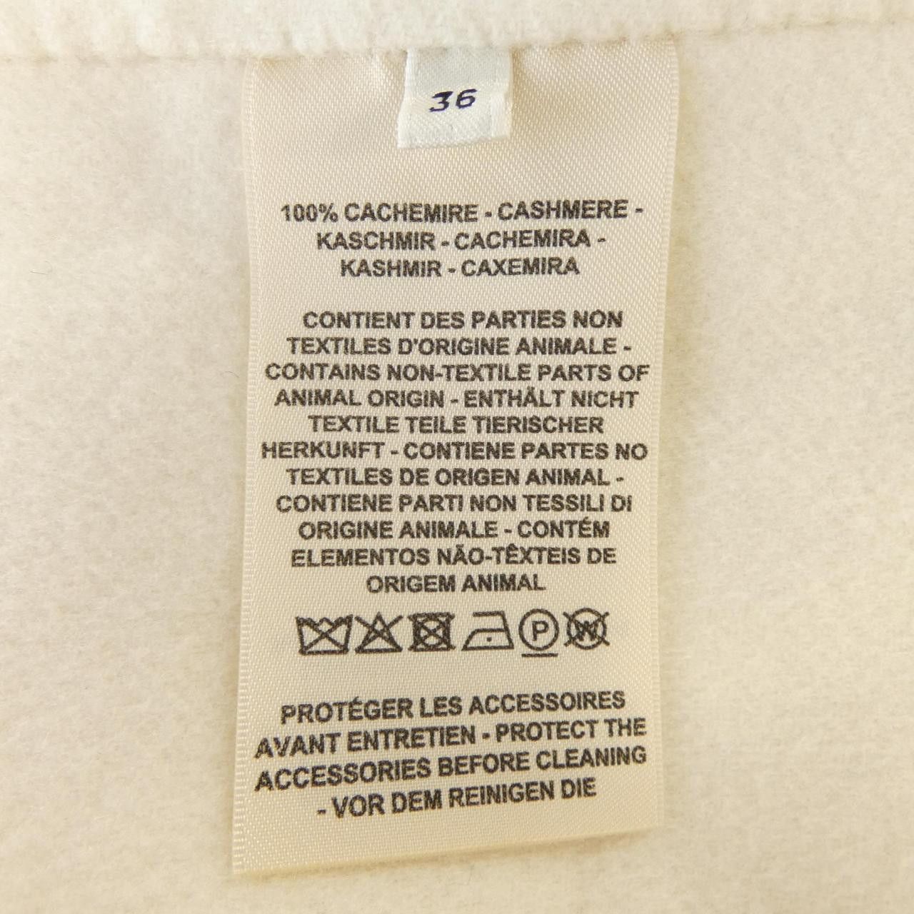 Hermes Hermes Hermes Double Face Cashmere Coat Textile Outerwear DUTY FREE for USA Size ONE SIZE - 3 Thumbnail