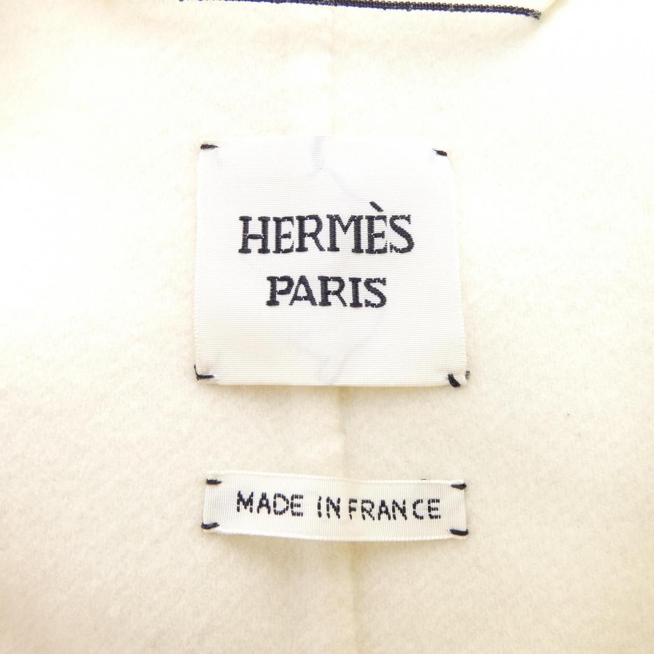 Hermes Hermes Hermes Double Face Cashmere Coat Textile Outerwear DUTY FREE for USA Size ONE SIZE - 4 Thumbnail
