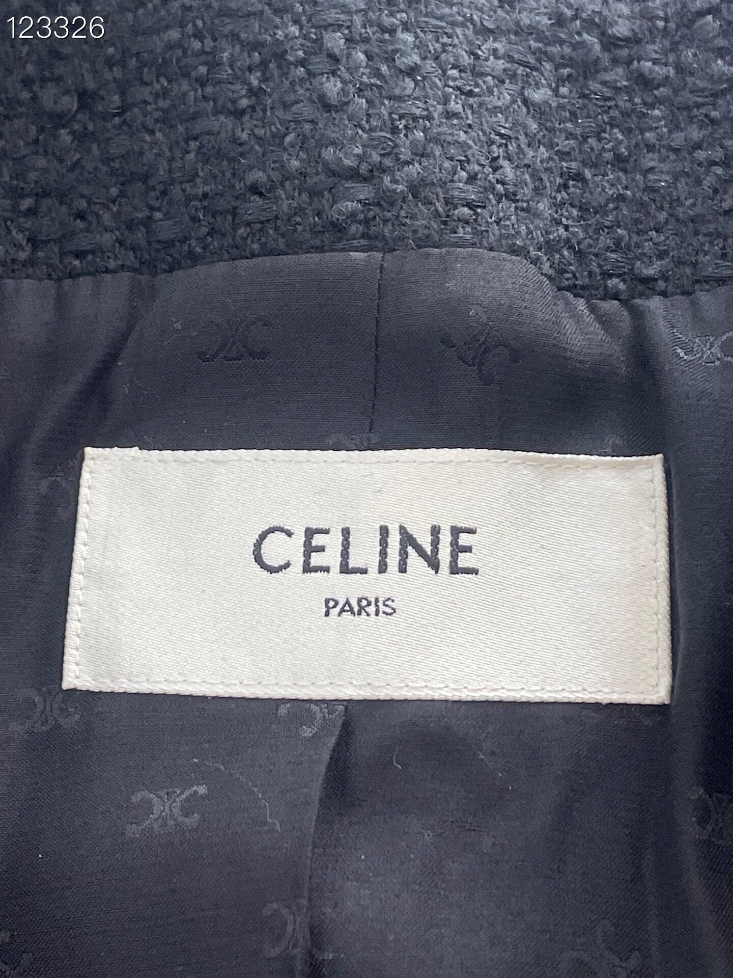Celine Celine Black Gold Button Jacket 34 Size XXS / US 00 / IT 34 - 3 Thumbnail