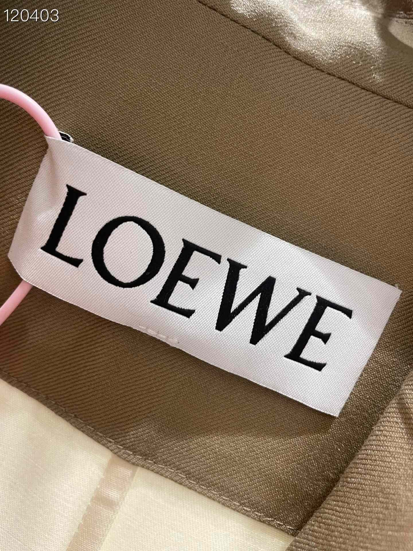 Loewe Loewe New Trench Coat 079548 v701 Size 34 Size XXS / US 00 / IT 34 - 3 Thumbnail