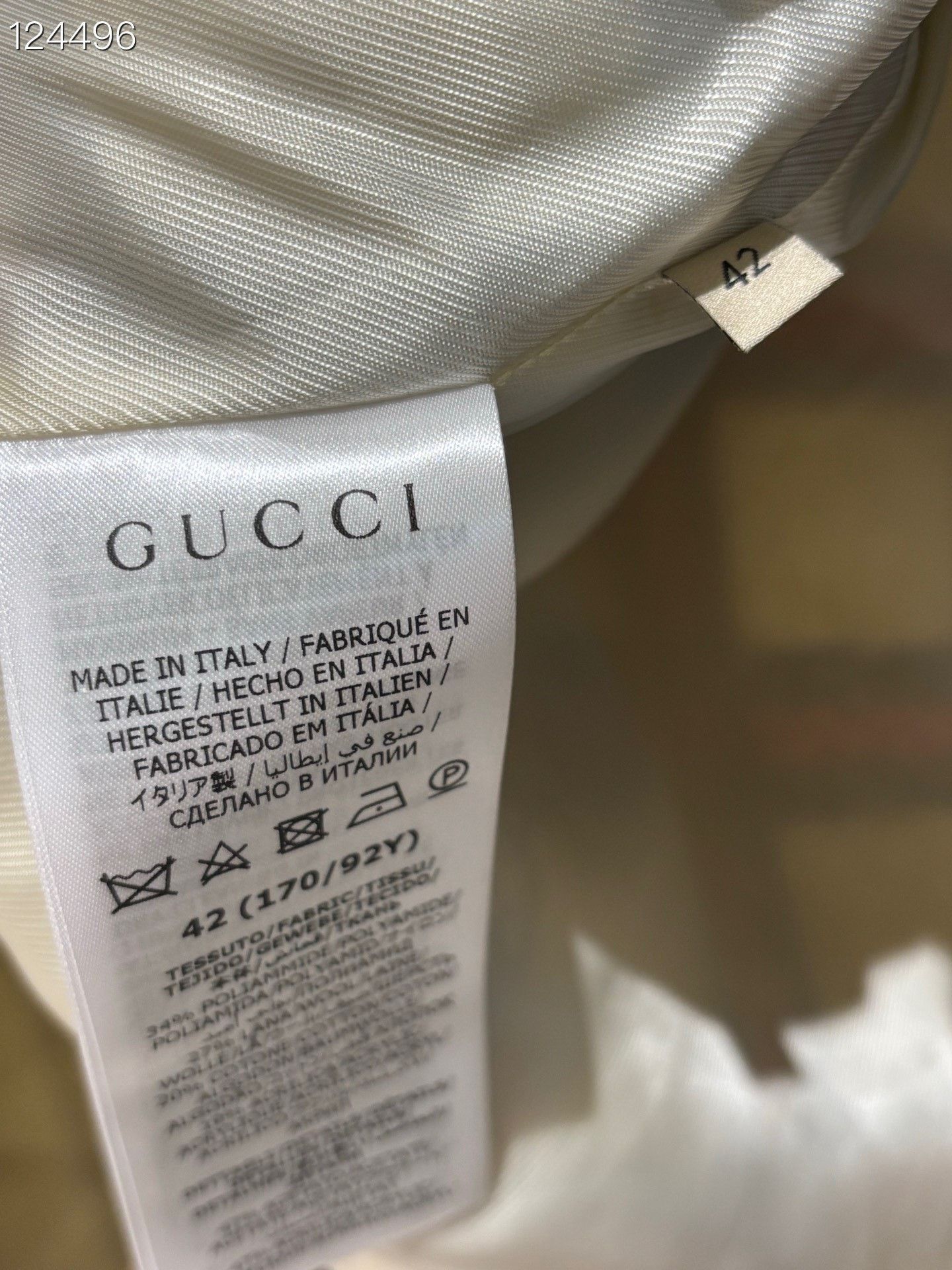 Gucci Gucci Red White Plaid Tweed Coat Size US XS / EU 42 / 0 - 5 Thumbnail