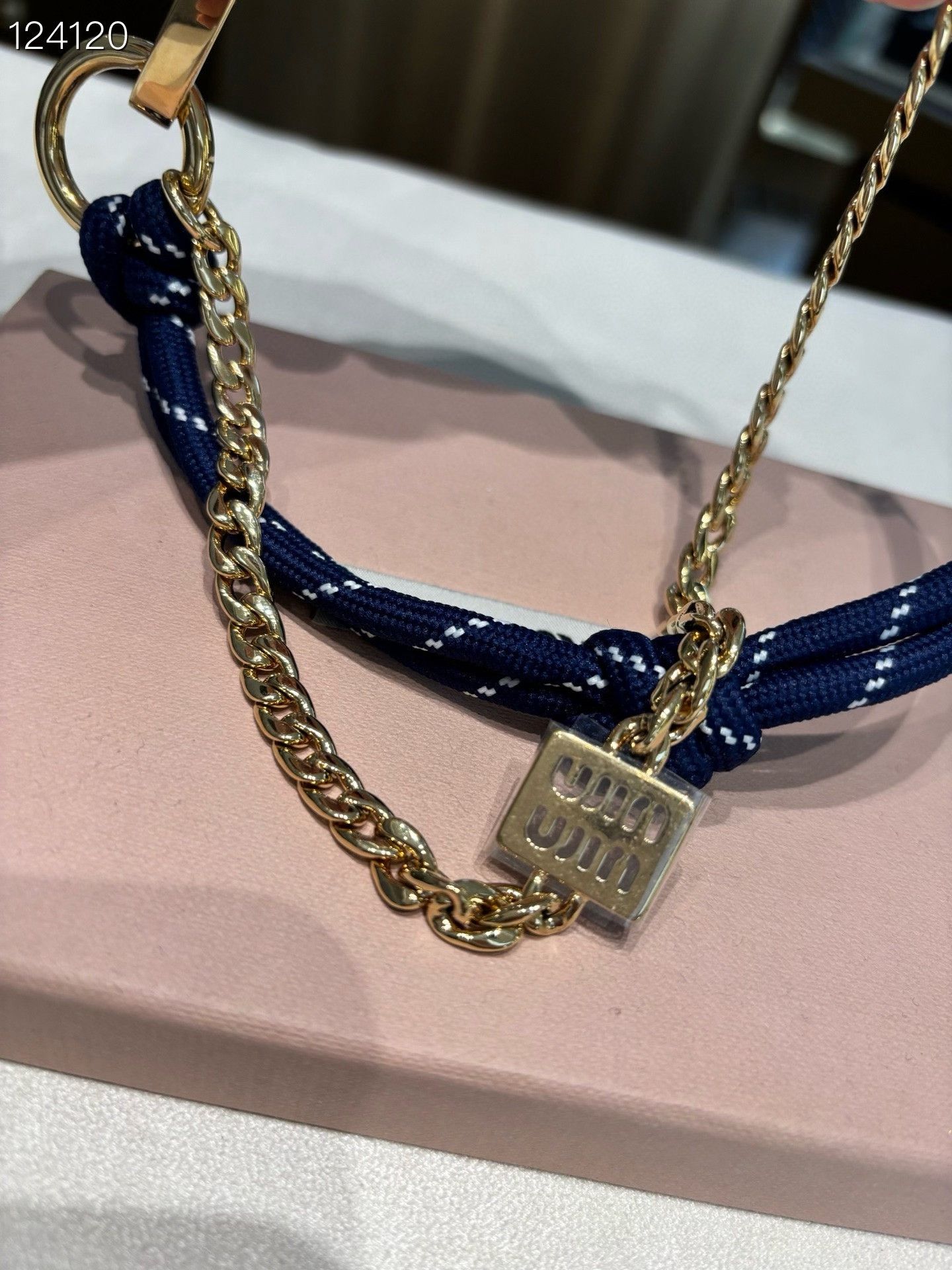 Miu Miu Miu Miu Twisted Leather Chain Bag Size ONE SIZE - 3 Thumbnail