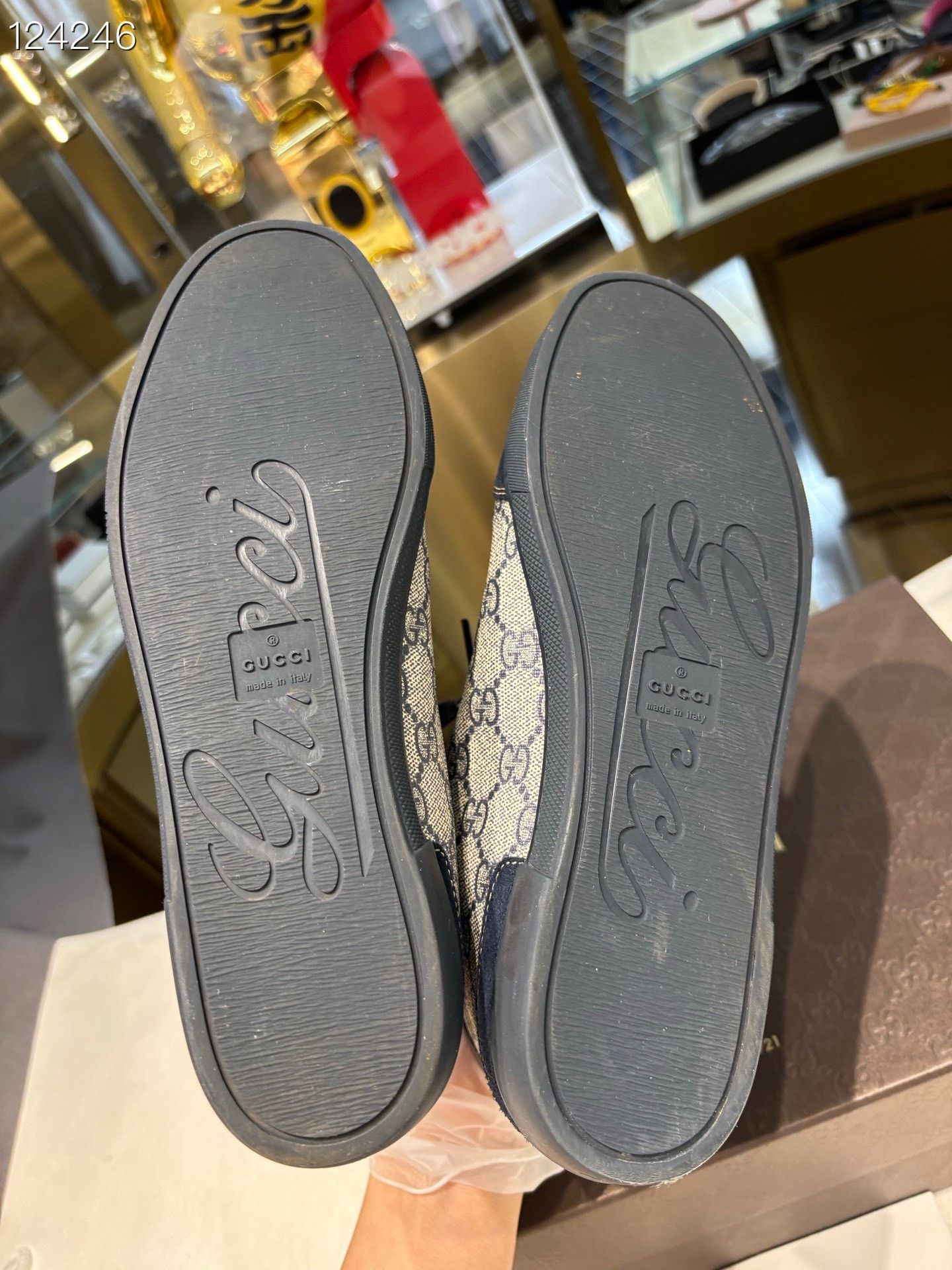 Gucci Gucci Monogram High-Top Sneakers Size US 6 / IT 36 - 6 Thumbnail
