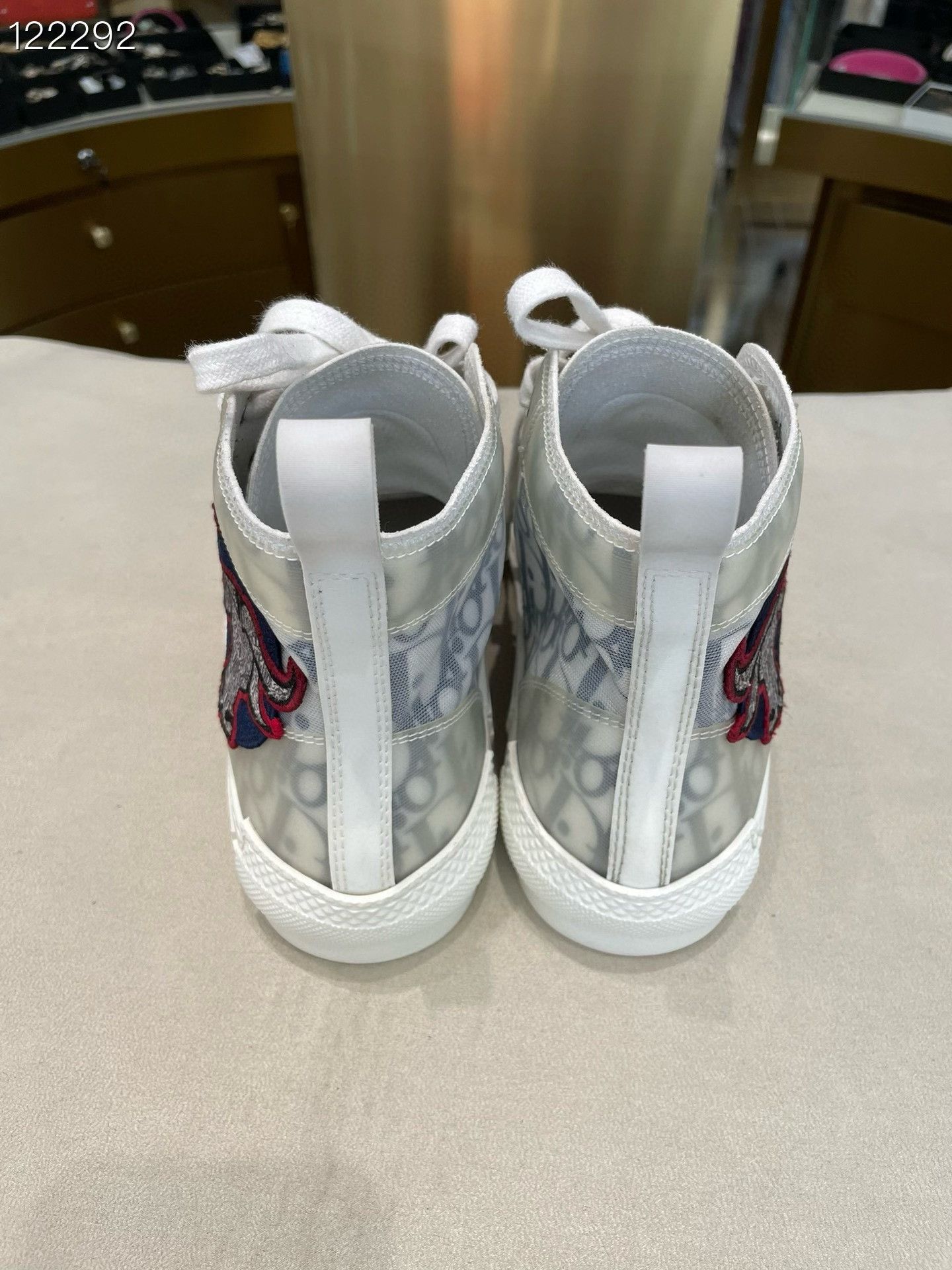 Dior Dior B23 Canvas High-Top Sneakers Size US 6 / EU 39 - 5 Thumbnail