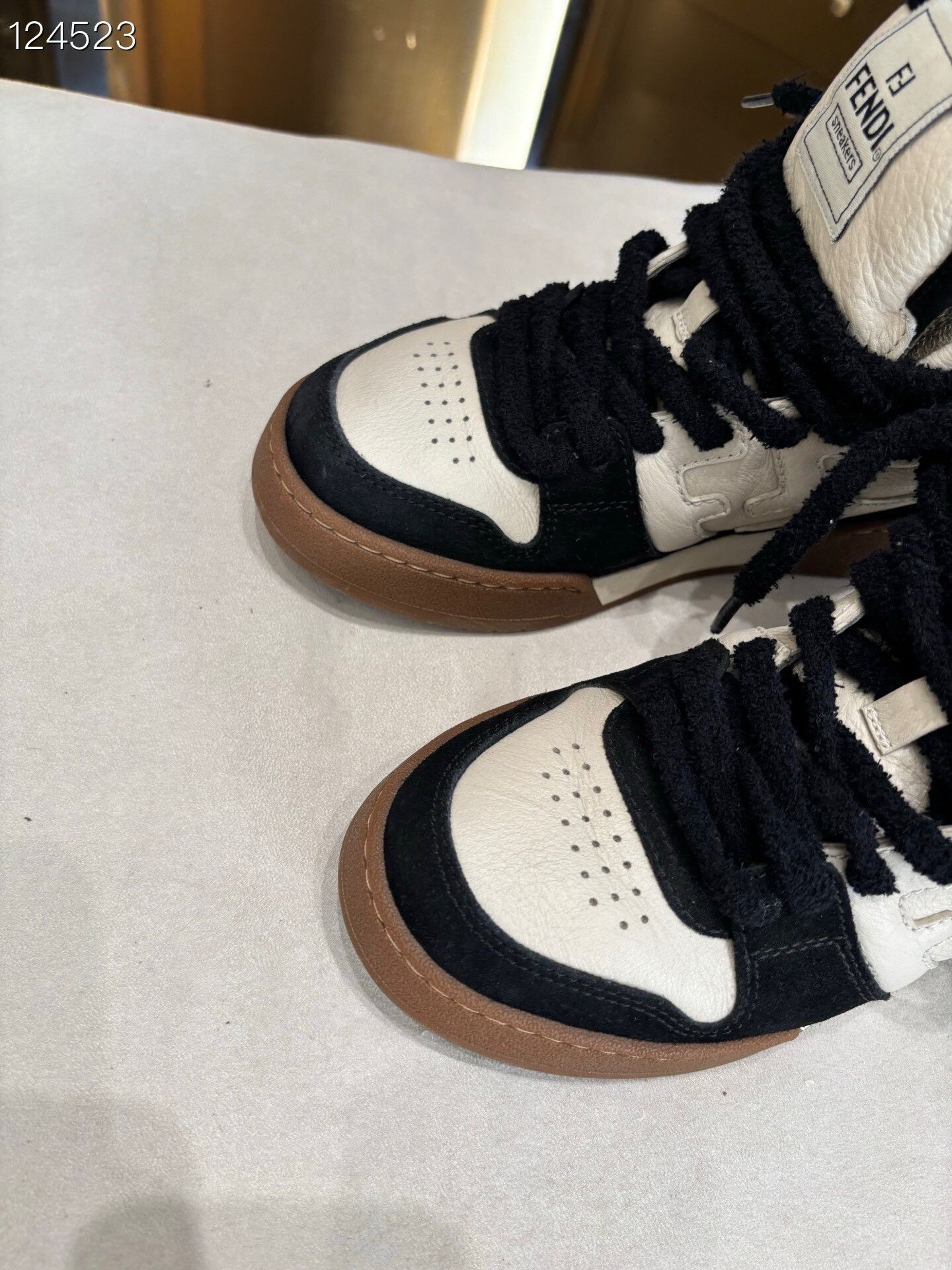 Fendi Fendi Match High-Top Women's Sneakers Size US 5 / IT 35 - 3 Thumbnail