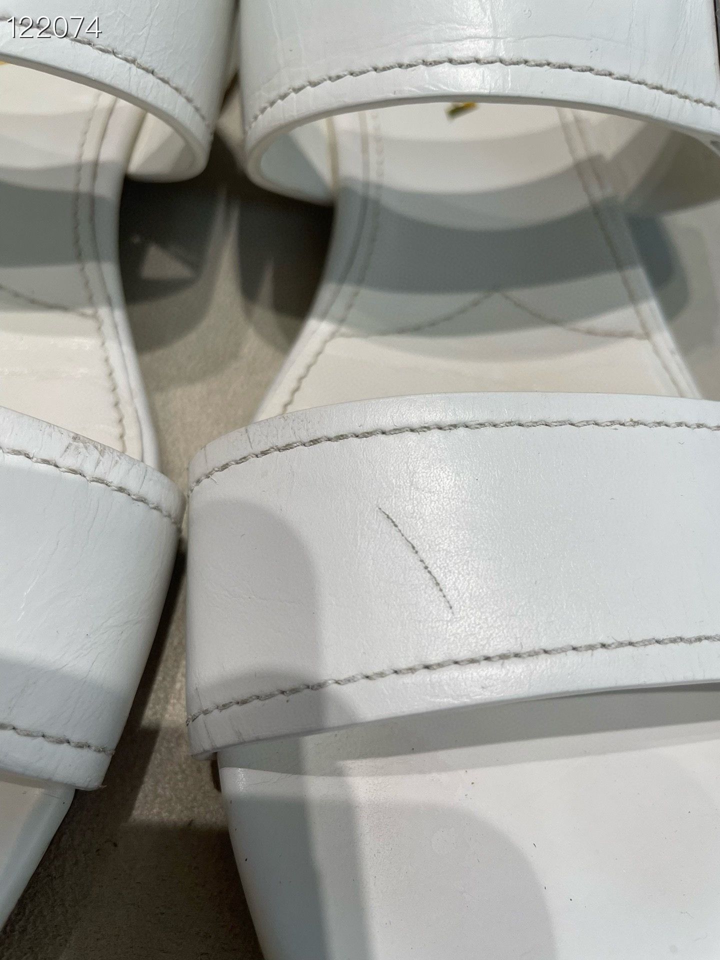 Prada Prada 080634C01 White Simple Sandals Size US 6.5 / IT 36.5 - 7 Thumbnail