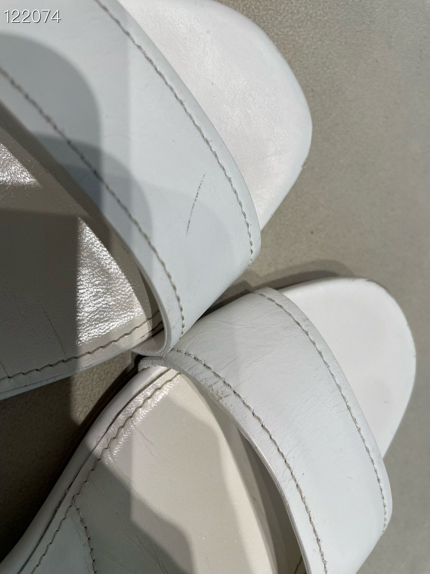 Prada Prada 080634C01 White Simple Sandals Size US 6.5 / IT 36.5 - 6 Thumbnail