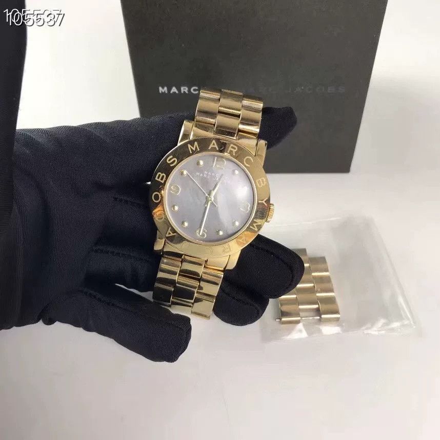 Louis Vuitton Marc Jacobs 36mm Mother-of-Pearl Watch Size ONE SIZE - 7 Thumbnail