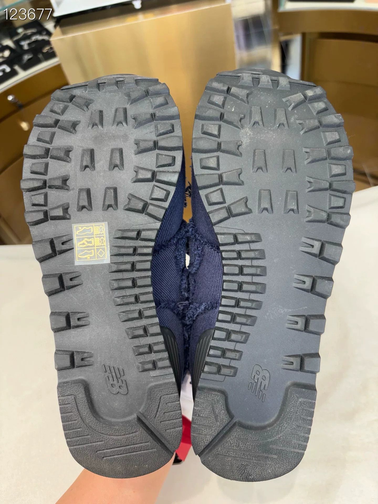 Miu Miu New Balance x Denim Sneakers Size US 5 / IT 35 - 6 Thumbnail