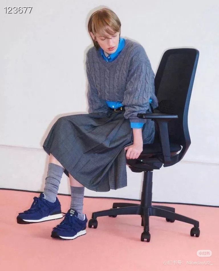 Miu Miu New Balance x Denim Sneakers Size US 5 / IT 35 - 8 Thumbnail