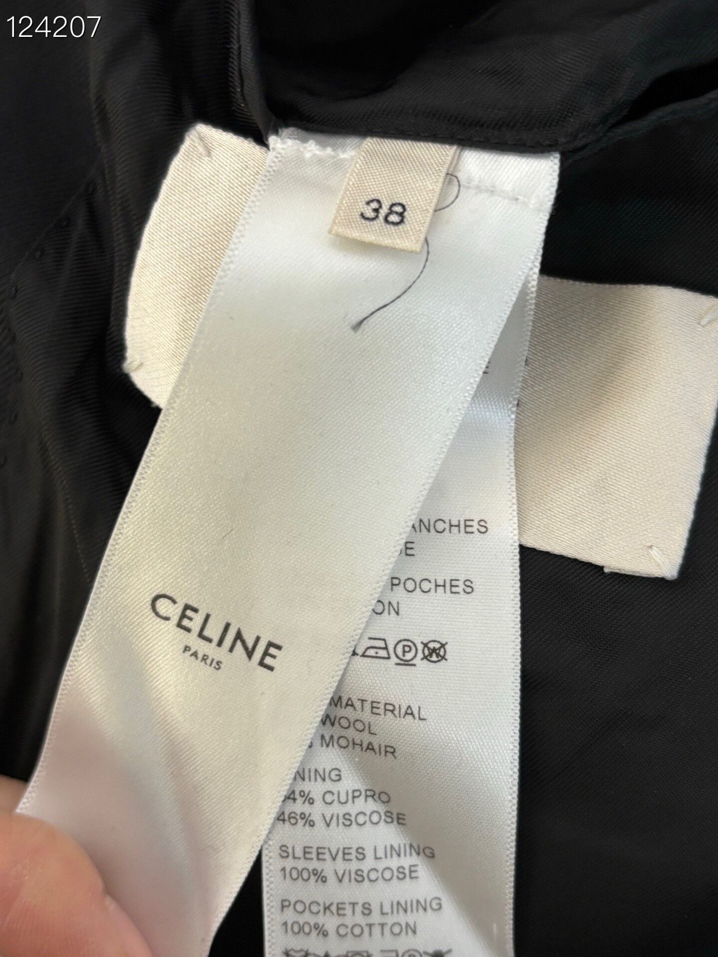 Celine Celine Classic Black Blazer Size 38 Size S / US 4 / IT 40 - 5 Thumbnail