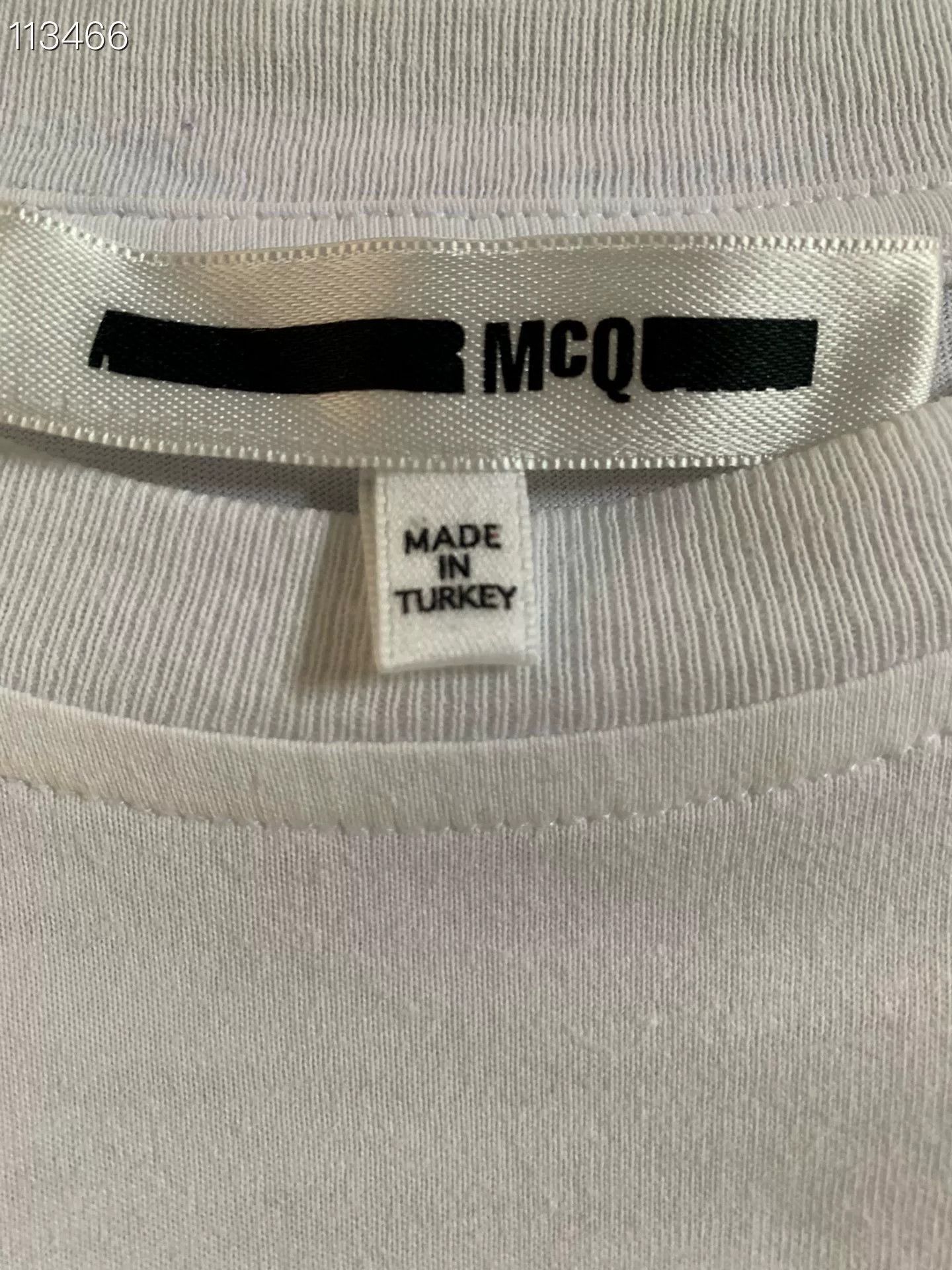 McQ Alexander McQueen McQueen x073781 Fitted White T-shirt XS Size US XS / EU 42 / 0 - 5 Thumbnail