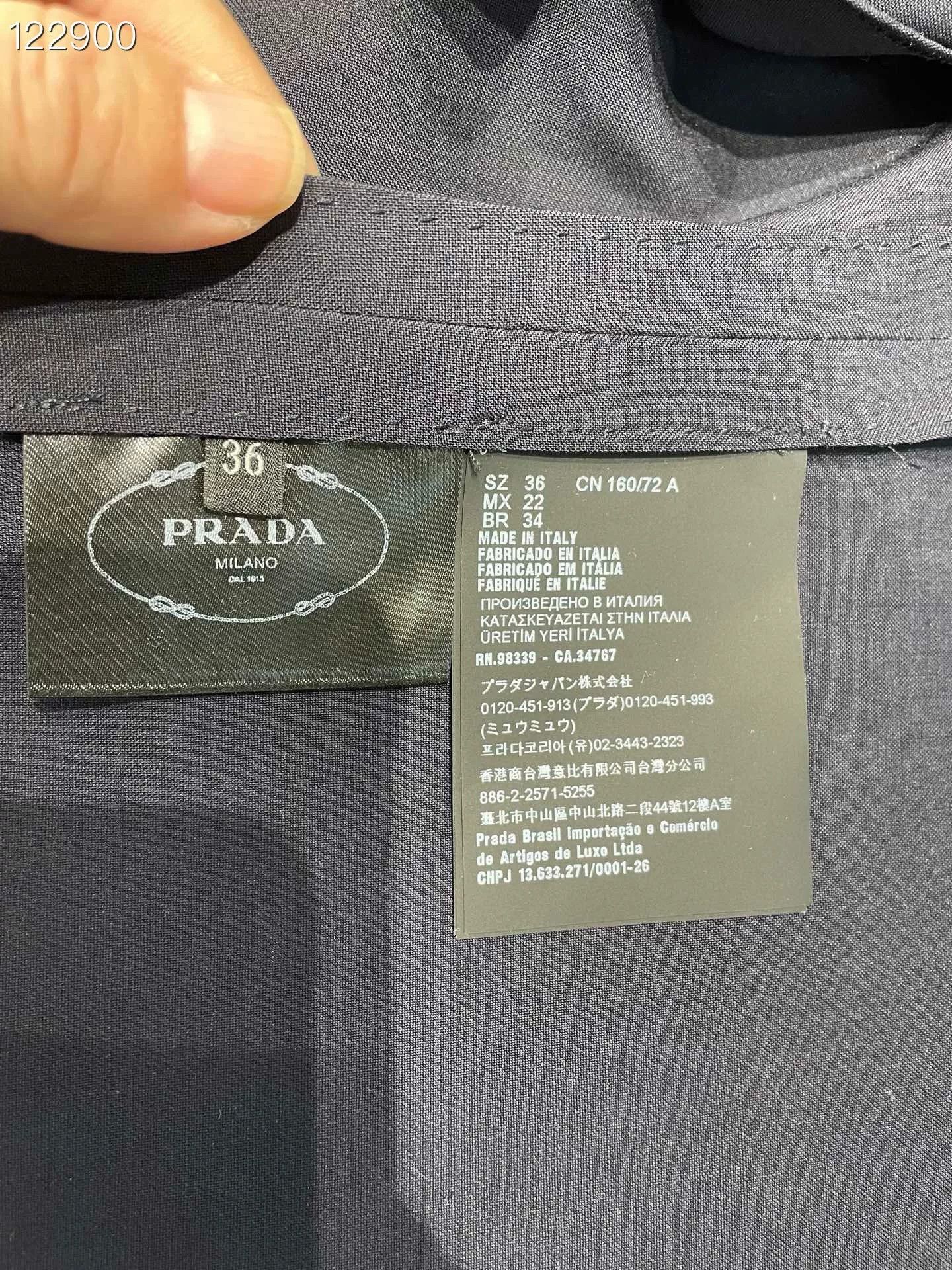 Prada Prada Women's Single-Breasted Blazer Size XS / US 0-2 / IT 36-38 - 3 Thumbnail