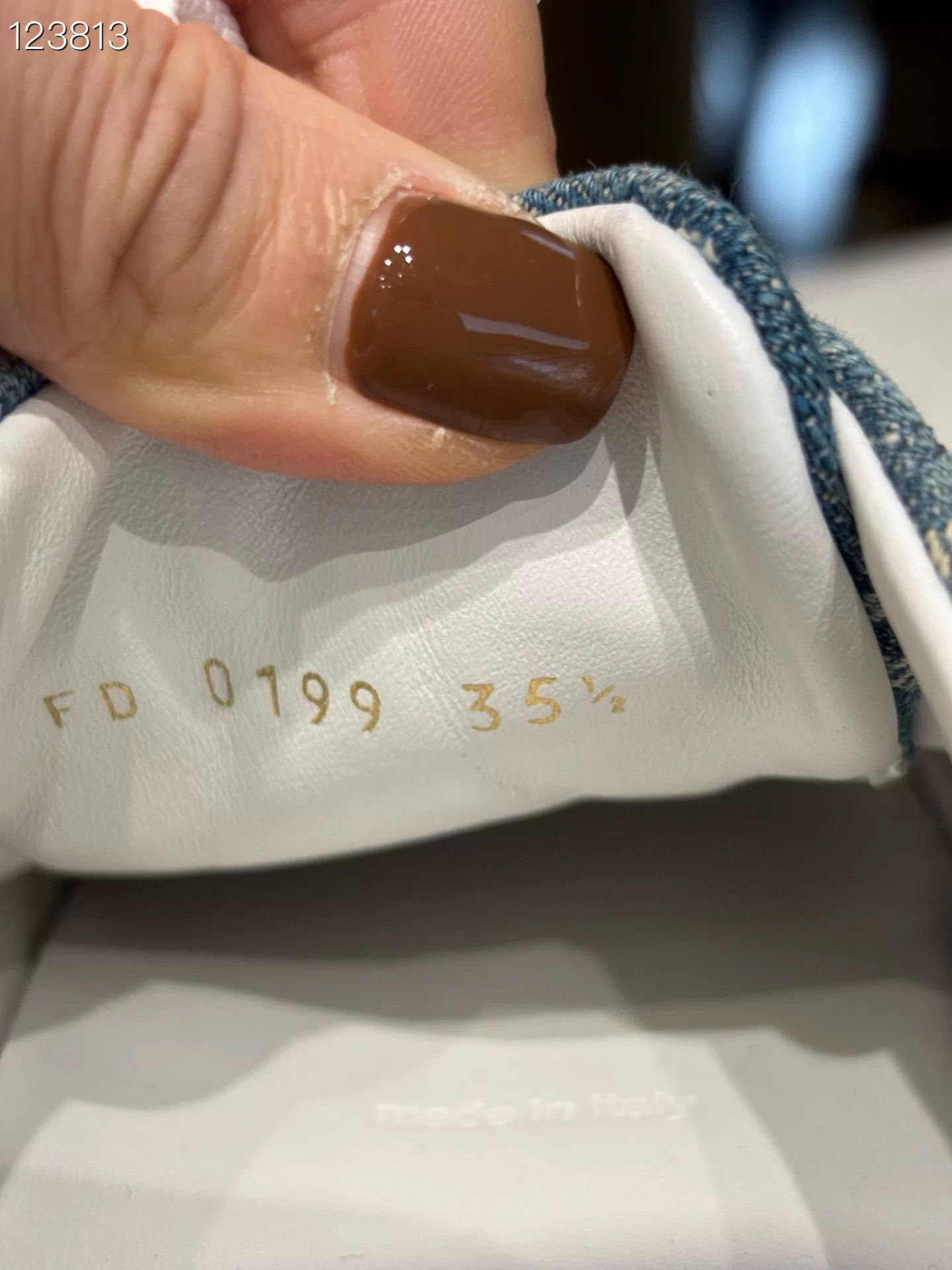 Louis Vuitton Time Out Denim Monogram Sneakers Size US 4.5 / IT 34.5 - 5 Thumbnail