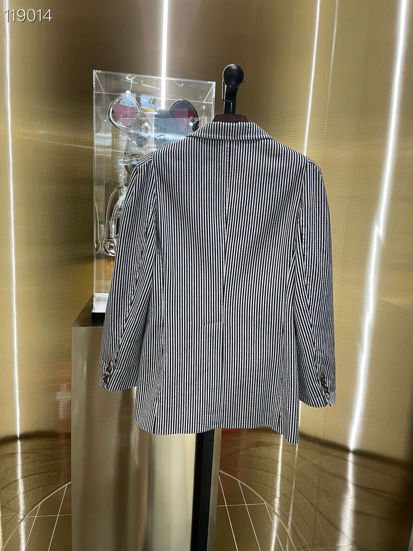 Miu Miu Miumiu Women's Striped Blazer Size S / US 4 / IT 40 - 2 Thumbnail