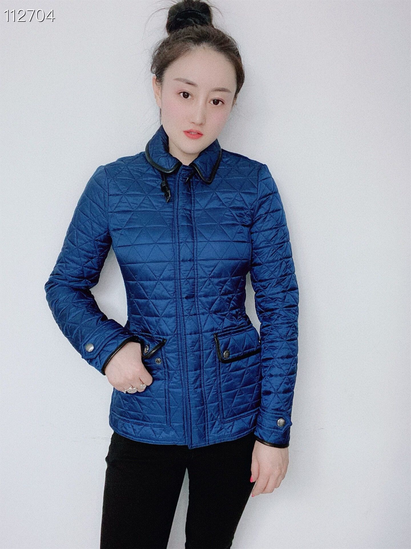 Burberry Burberry 073050 v25 Blue Padded Coat Size XS / US 0-2 / IT 36-38 - 7 Thumbnail