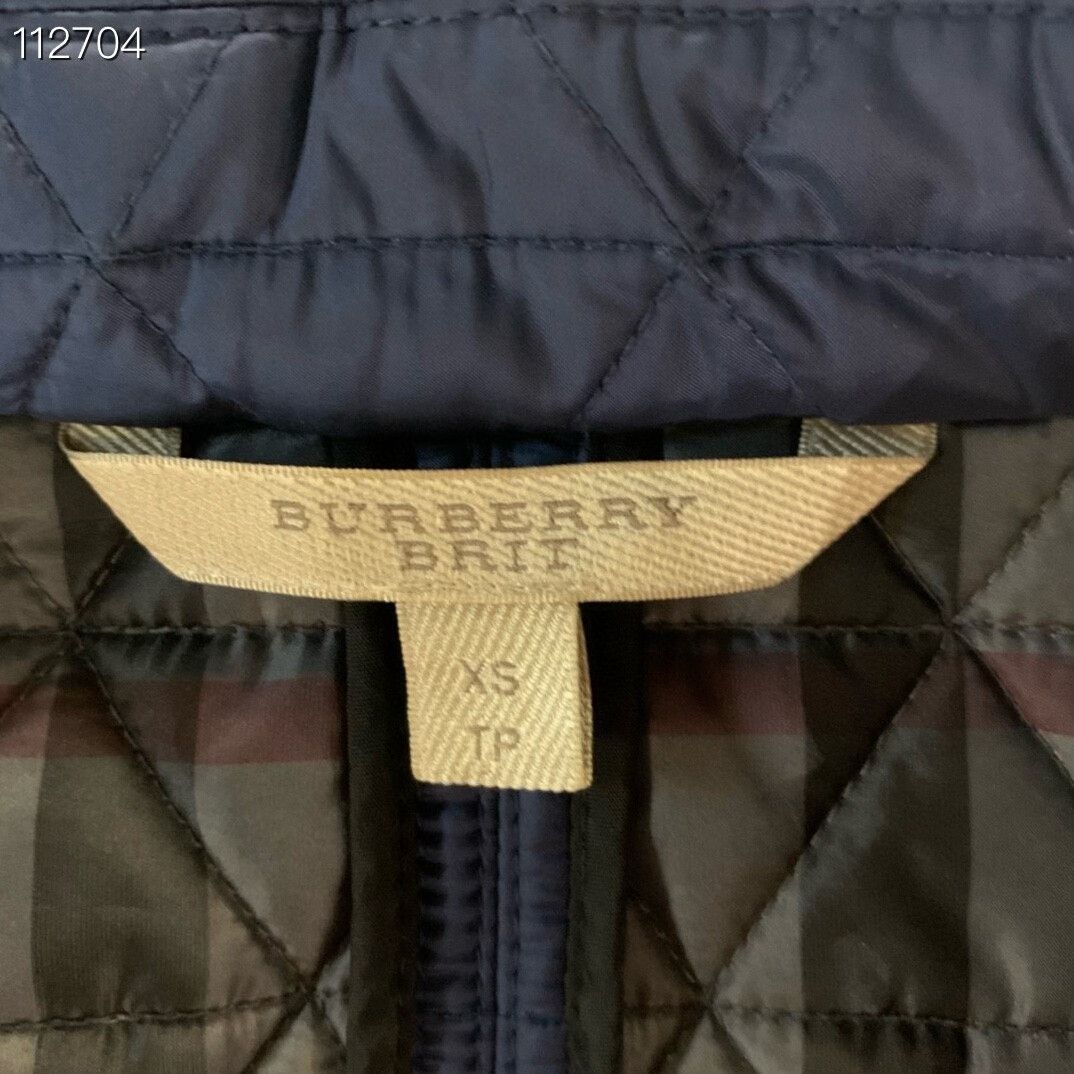 Burberry Burberry 073050 v25 Blue Padded Coat Size XS / US 0-2 / IT 36-38 - 3 Thumbnail