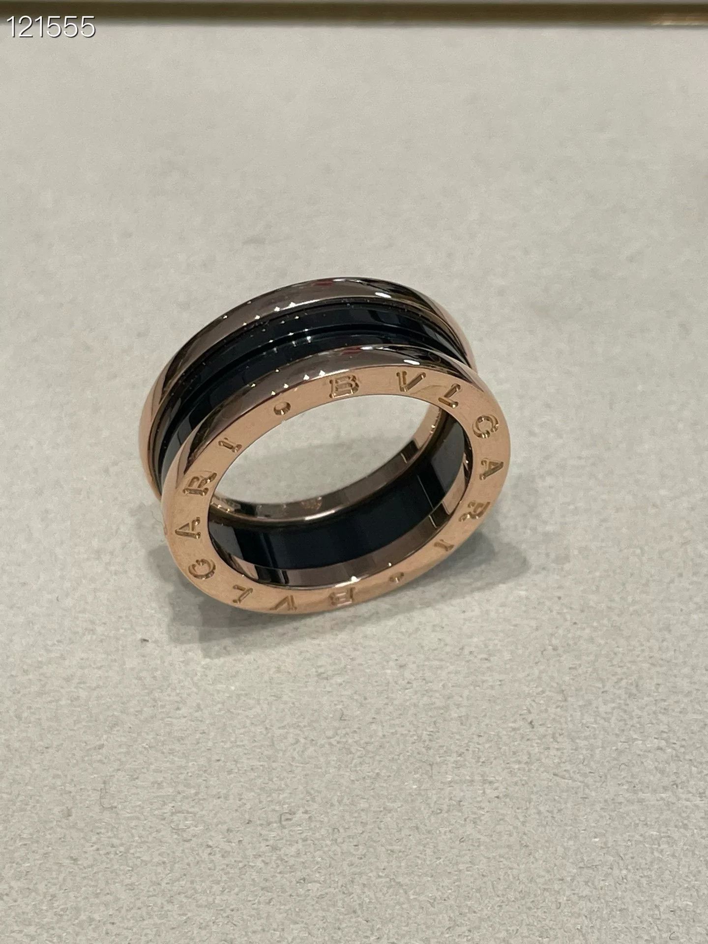 Bvlgari Bvlgari Classic Black Ceramic Ring Size ONE SIZE - 2 Thumbnail