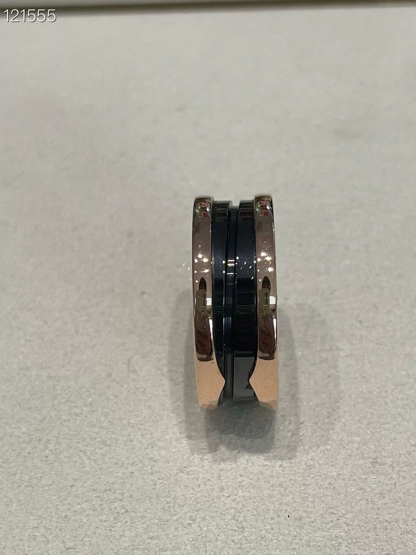 Bvlgari Bvlgari Classic Black Ceramic Ring Size ONE SIZE - 3 Thumbnail