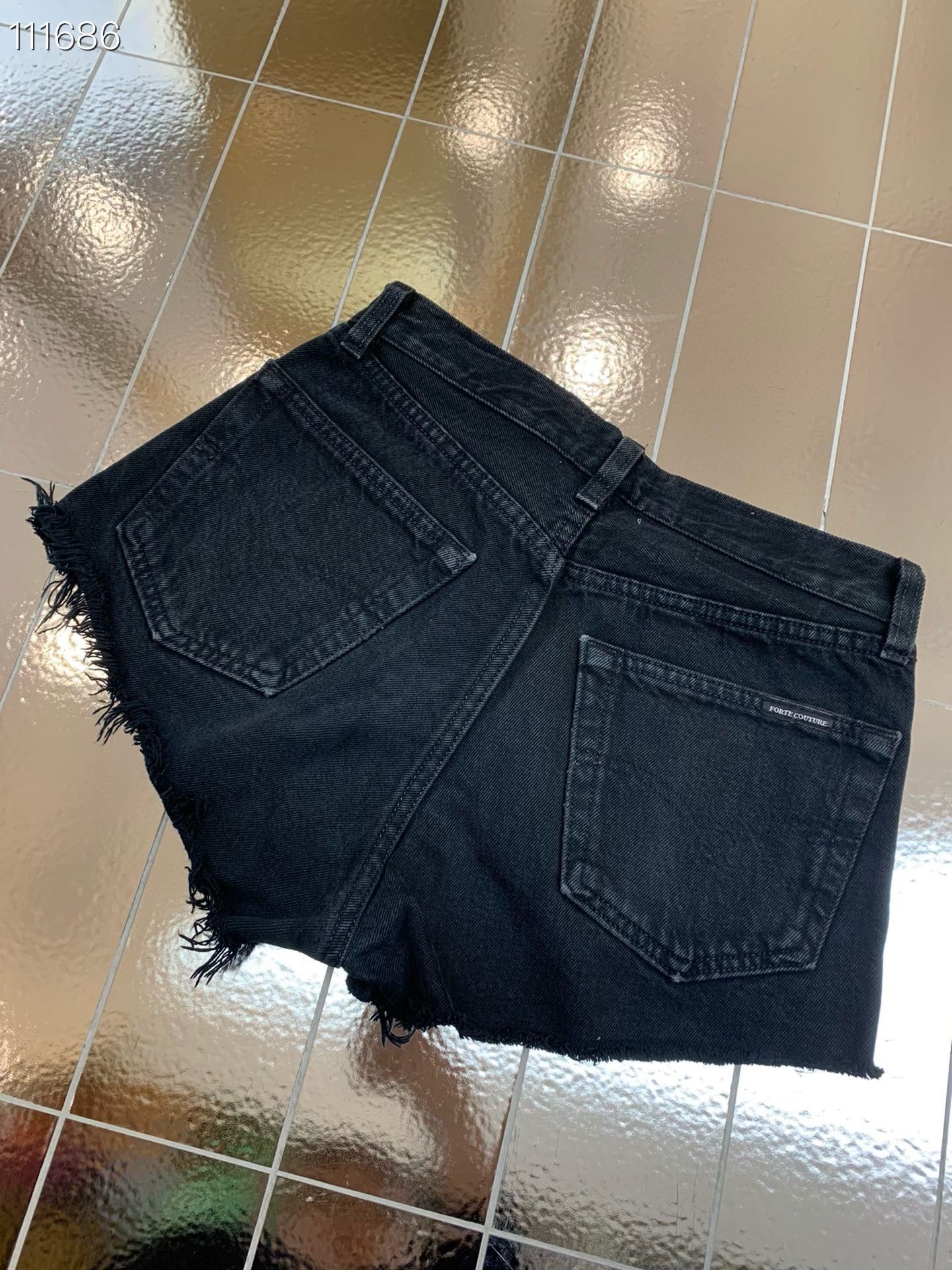 forte_forte FORTE Distressed Denim Shorts 27 Size 27" / US 4 / IT 40 - 2 Thumbnail