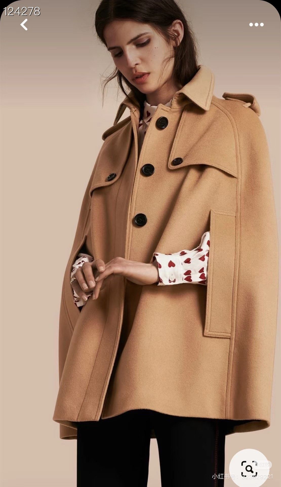 Burberry Burberry Cashmere Cape Coat Size L / US 10 / IT 46 - 5 Thumbnail